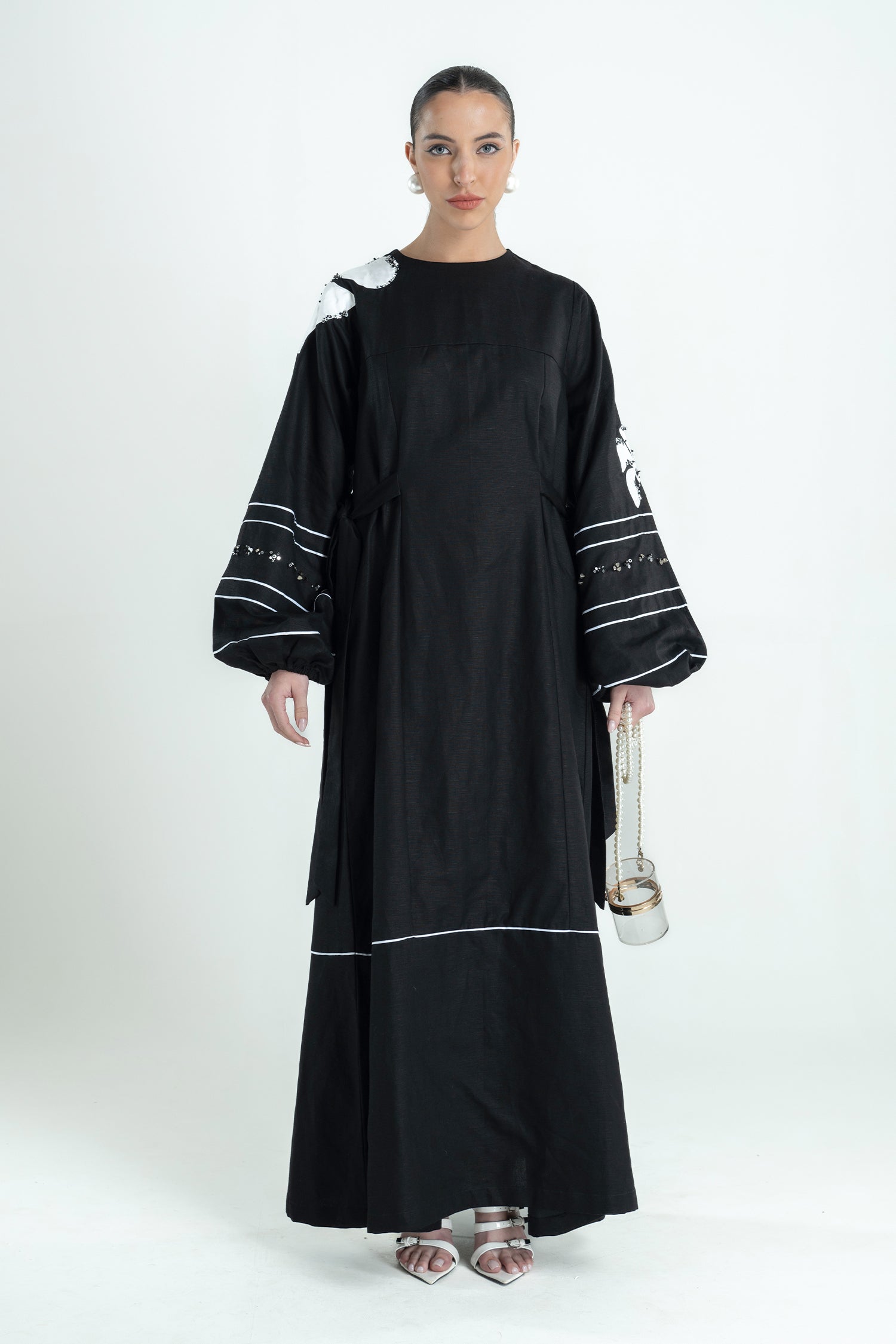 SEYA KAFTAN BLACK