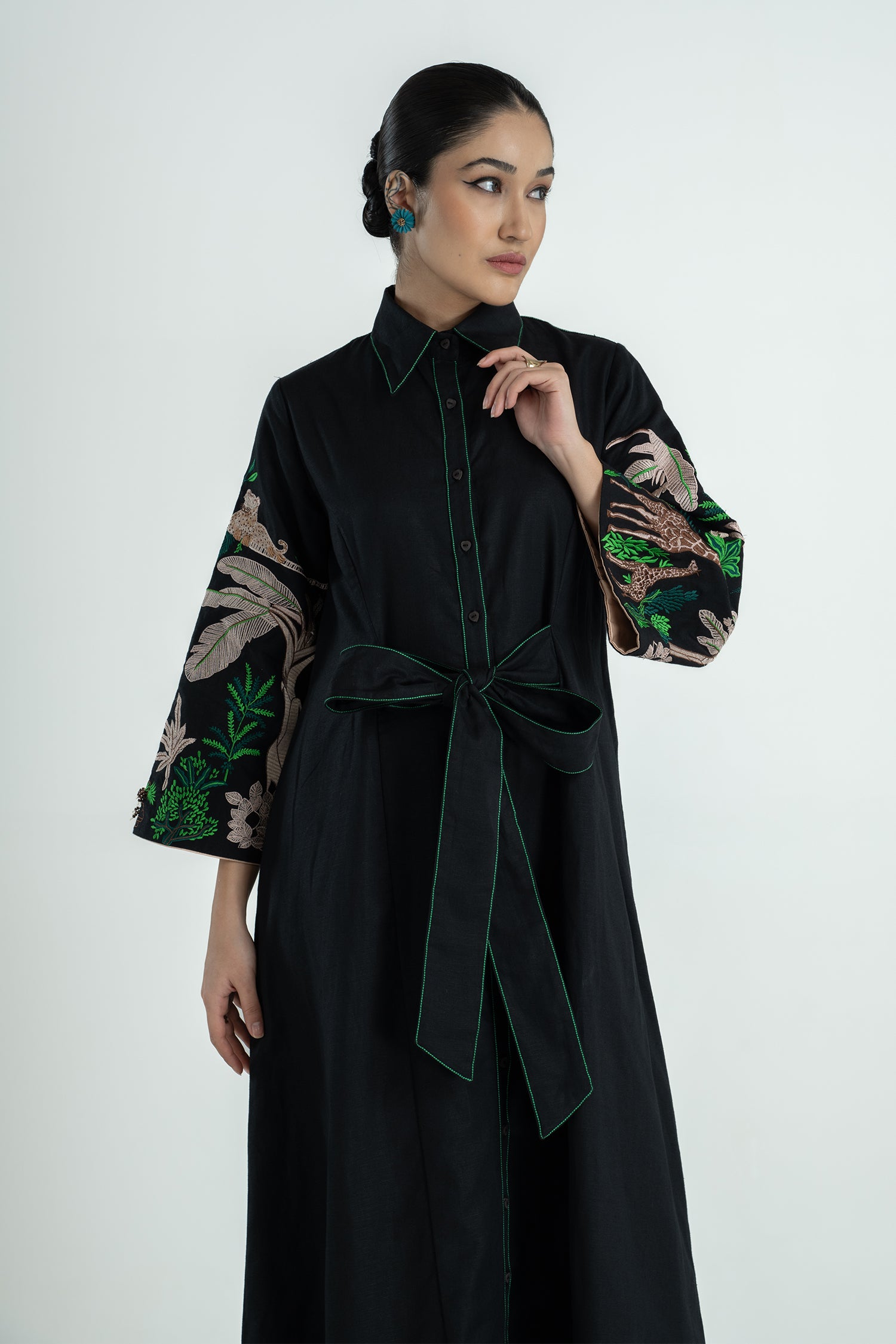 MAINLAND KAFTAN BLACK