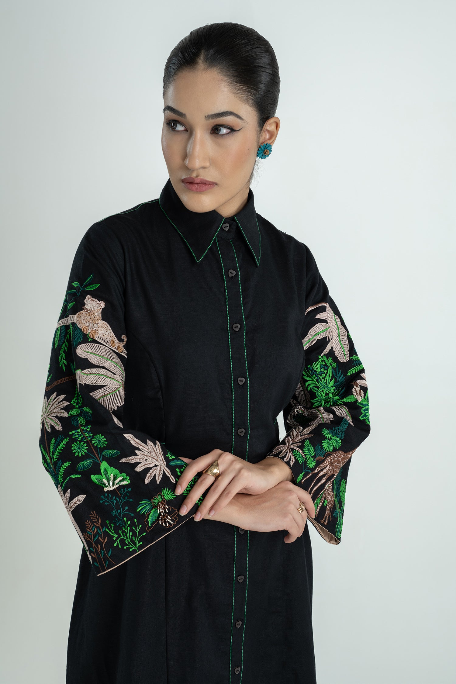 MAINLAND KAFTAN BLACK