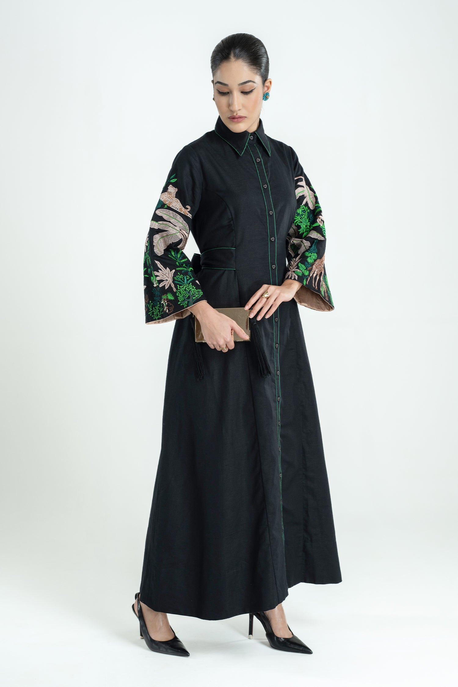 MAINLAND KAFTAN BLACK