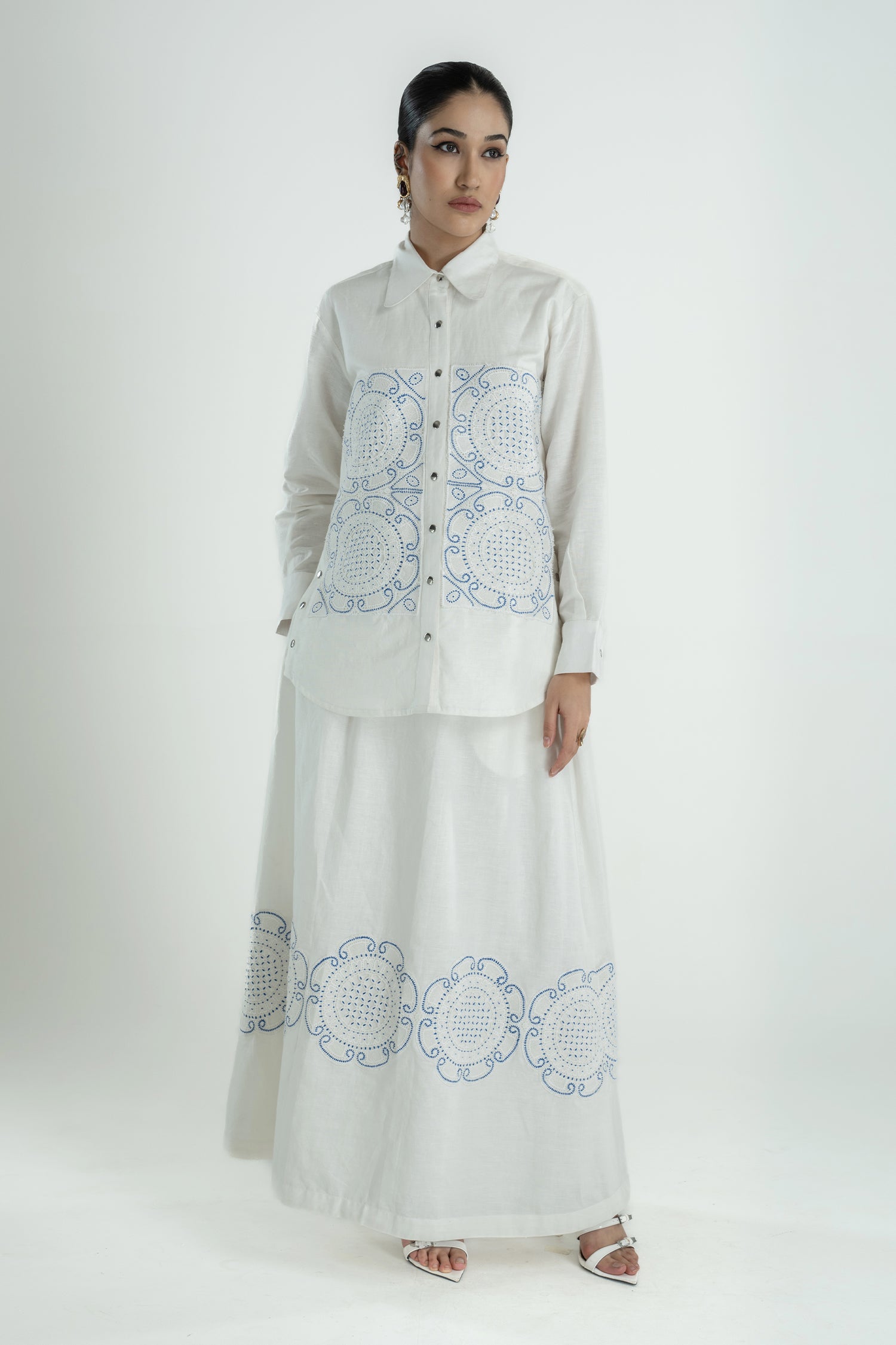 YANG SHIRT & SKIRT SET