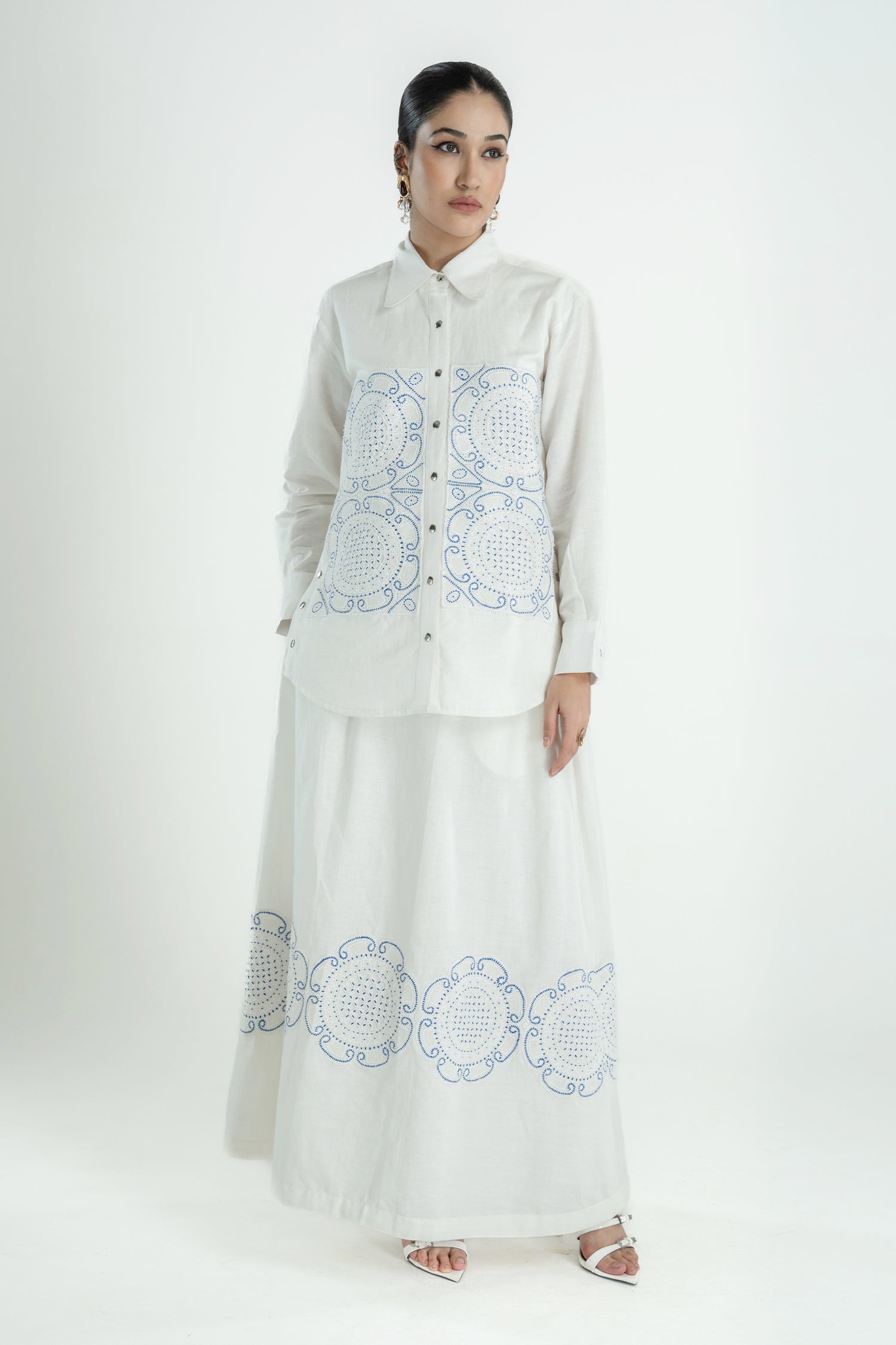 YANG SHIRT & SKIRT SET