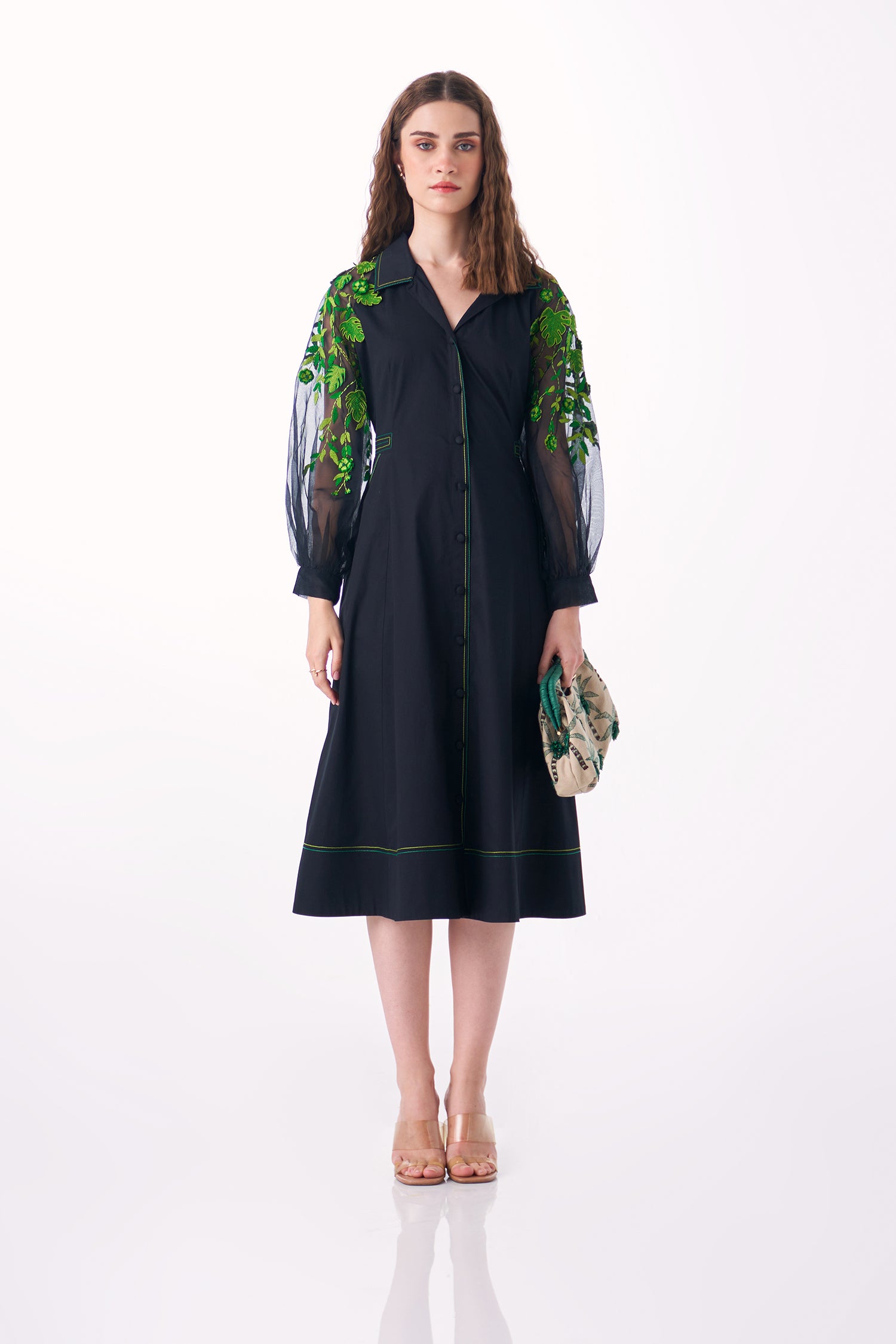 MIMOSA DRESS BLACK