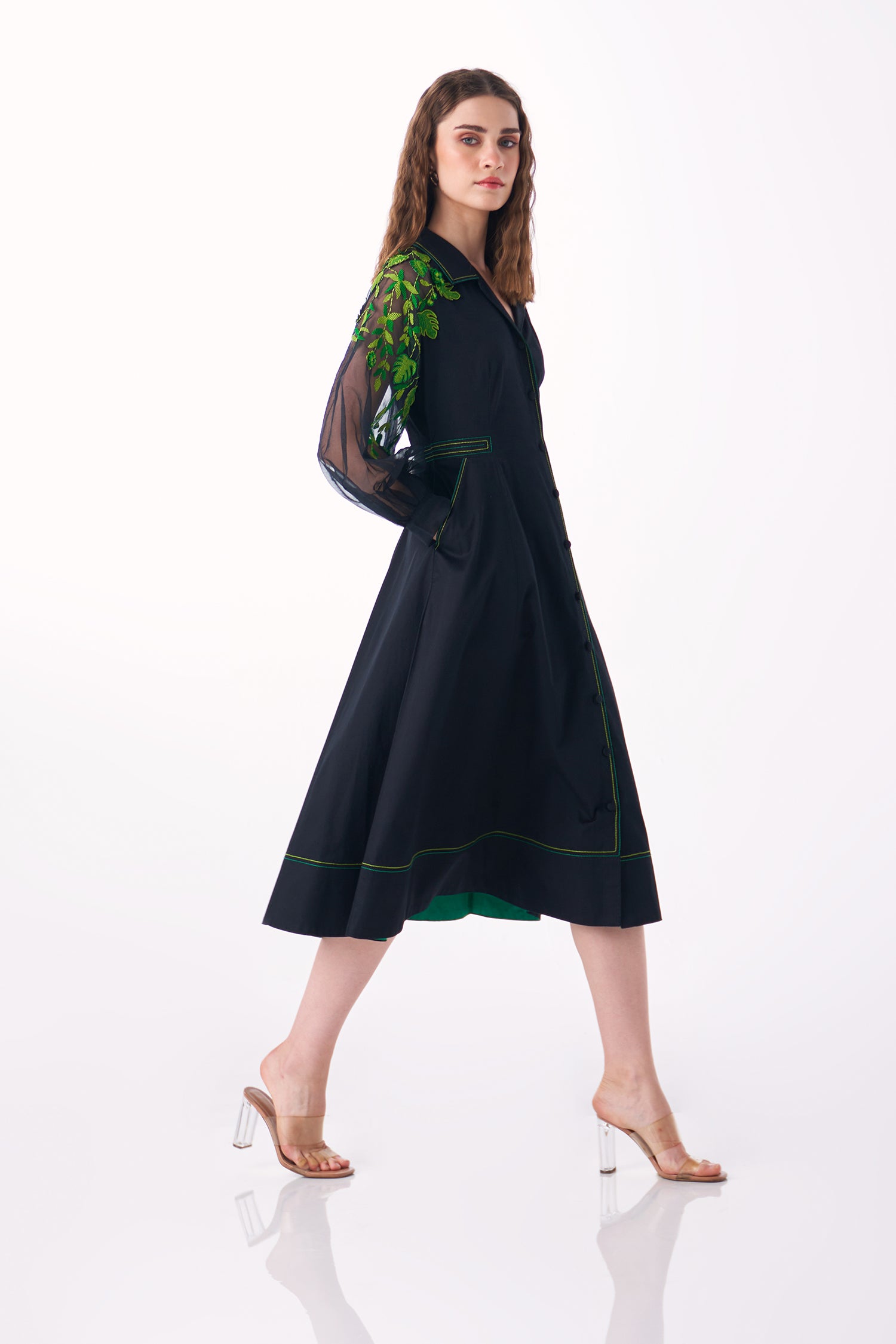 MIMOSA DRESS BLACK