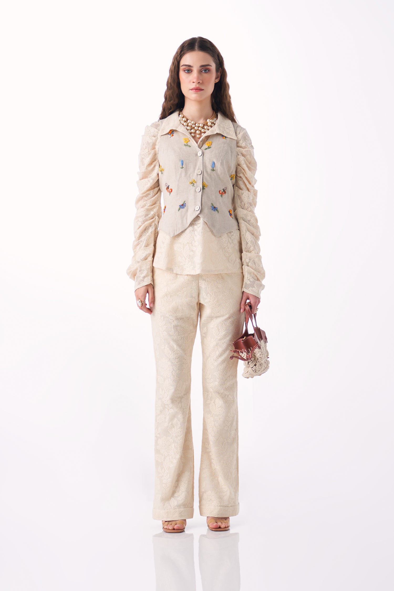 HAVANA CO-ORD WITH WAIST JACKET
