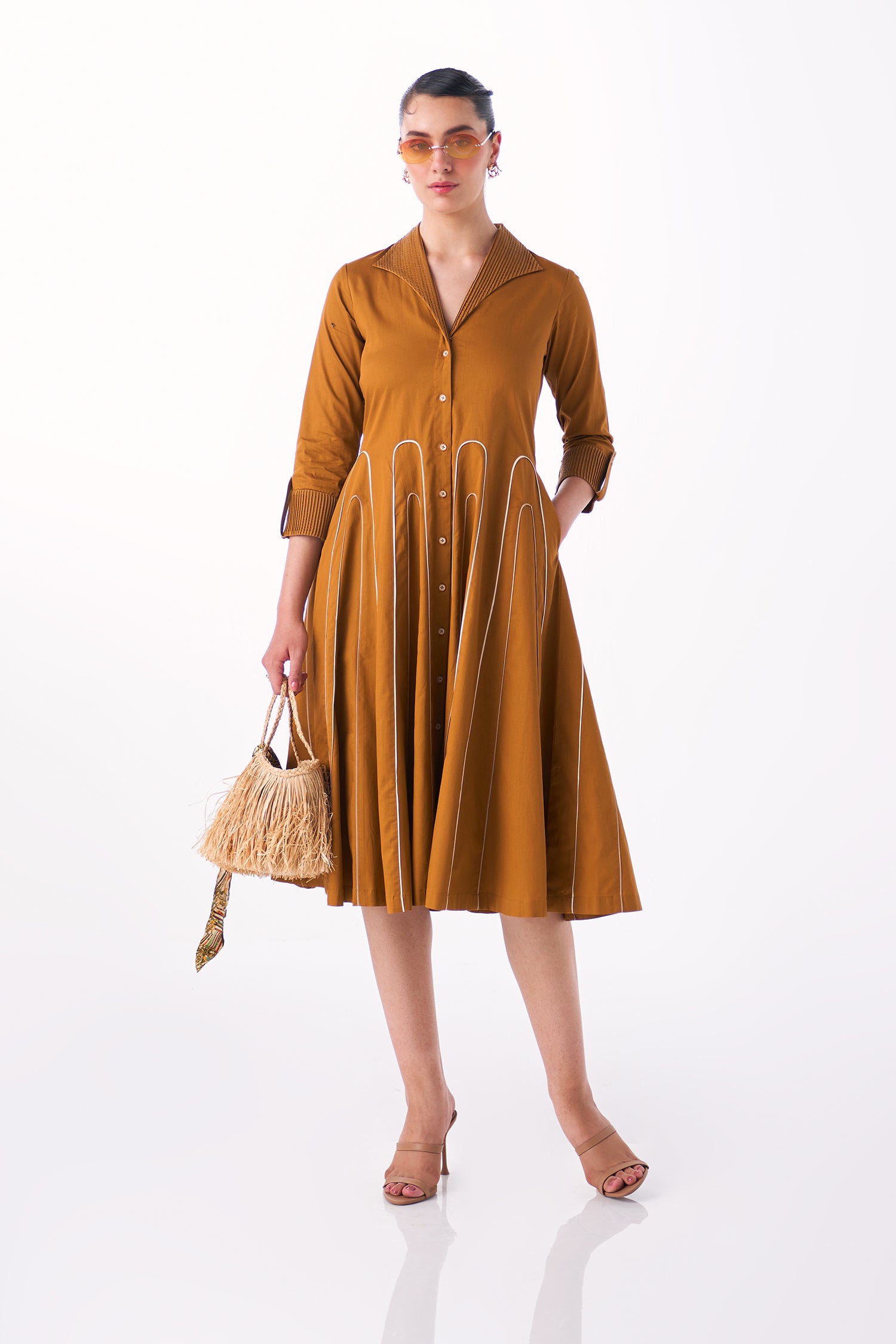 DAWN DRESS TEAKWOOD