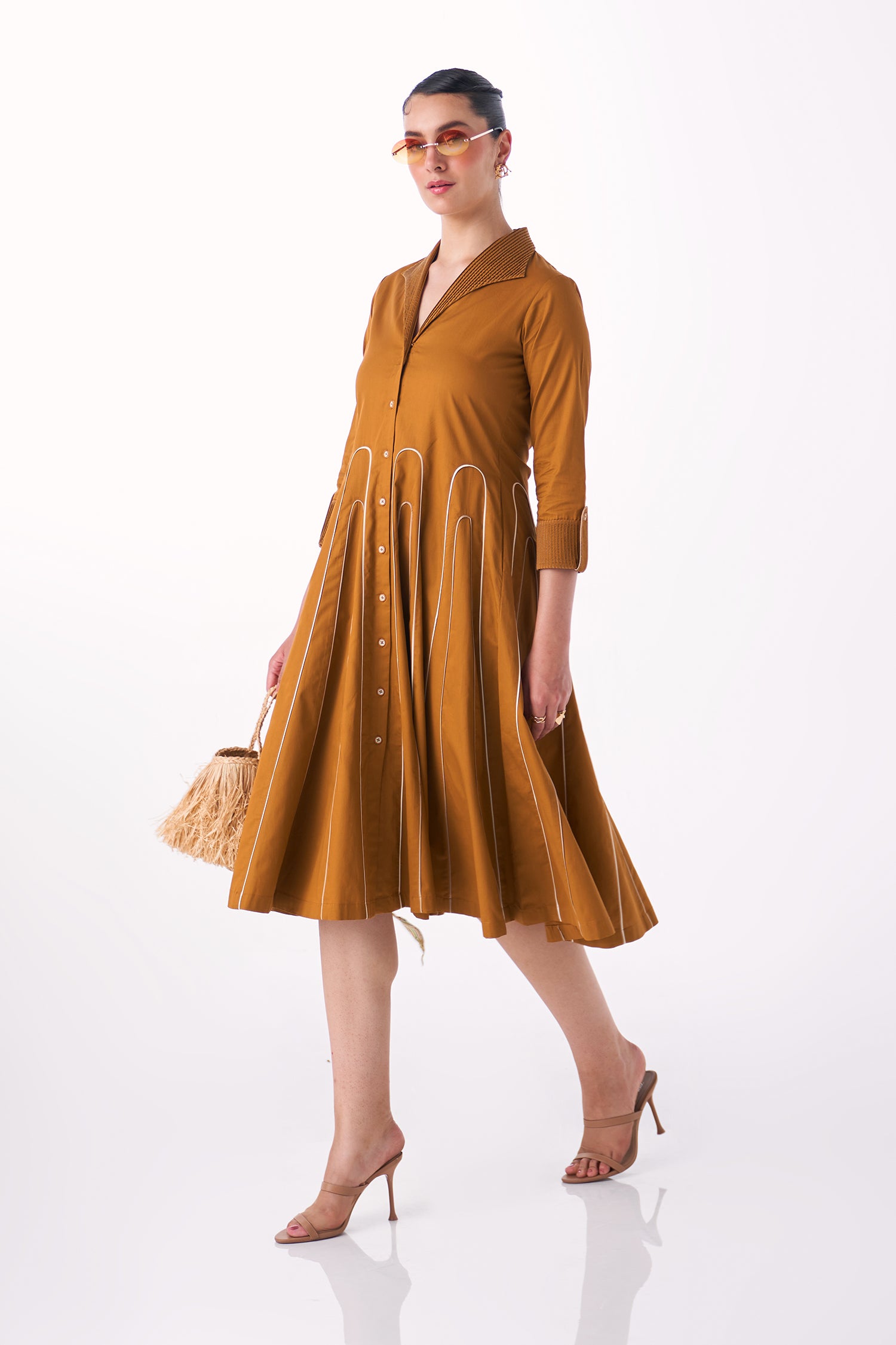 DAWN DRESS TEAKWOOD