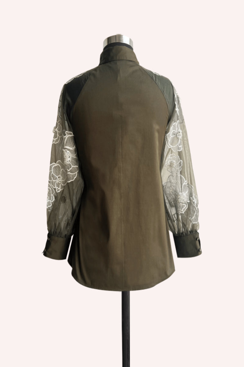 Picotin Shirt Army Green