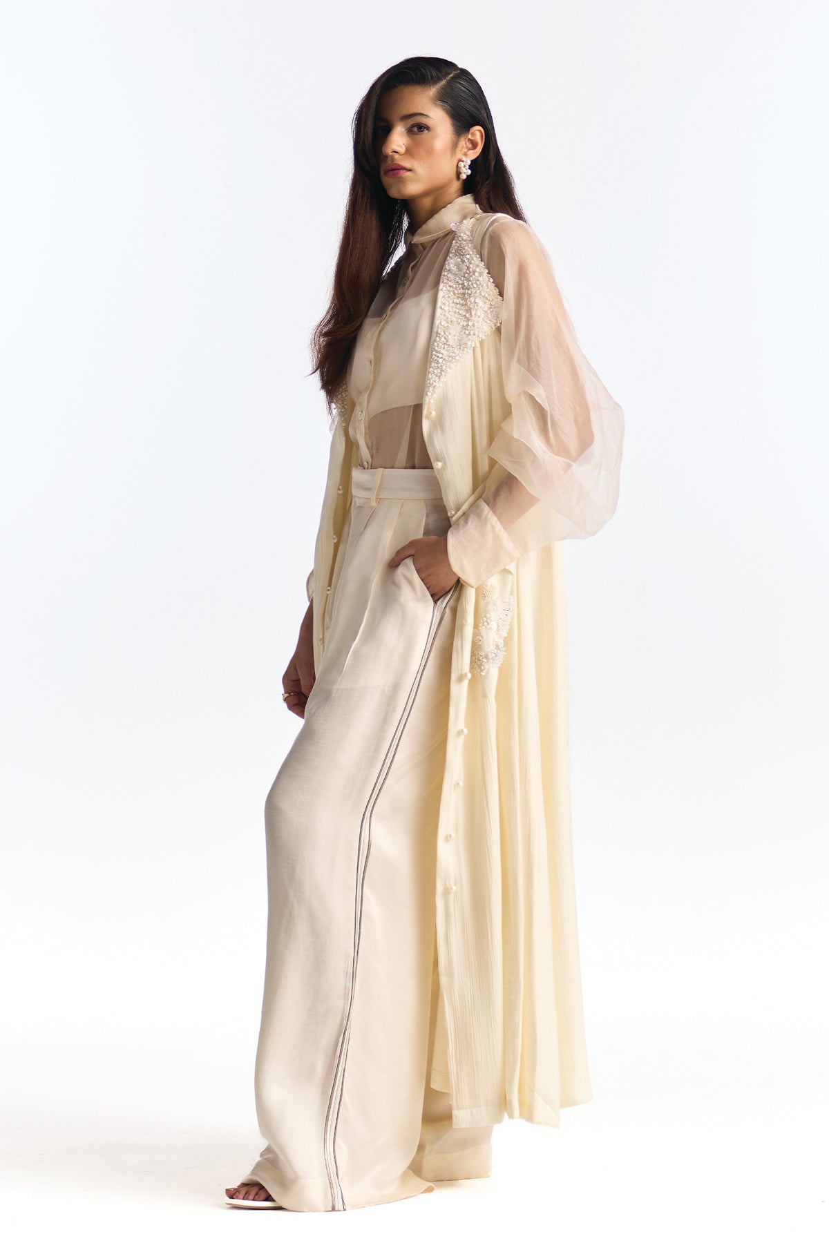 TOPAZ TRENCH WITH HALO CO-ORD
