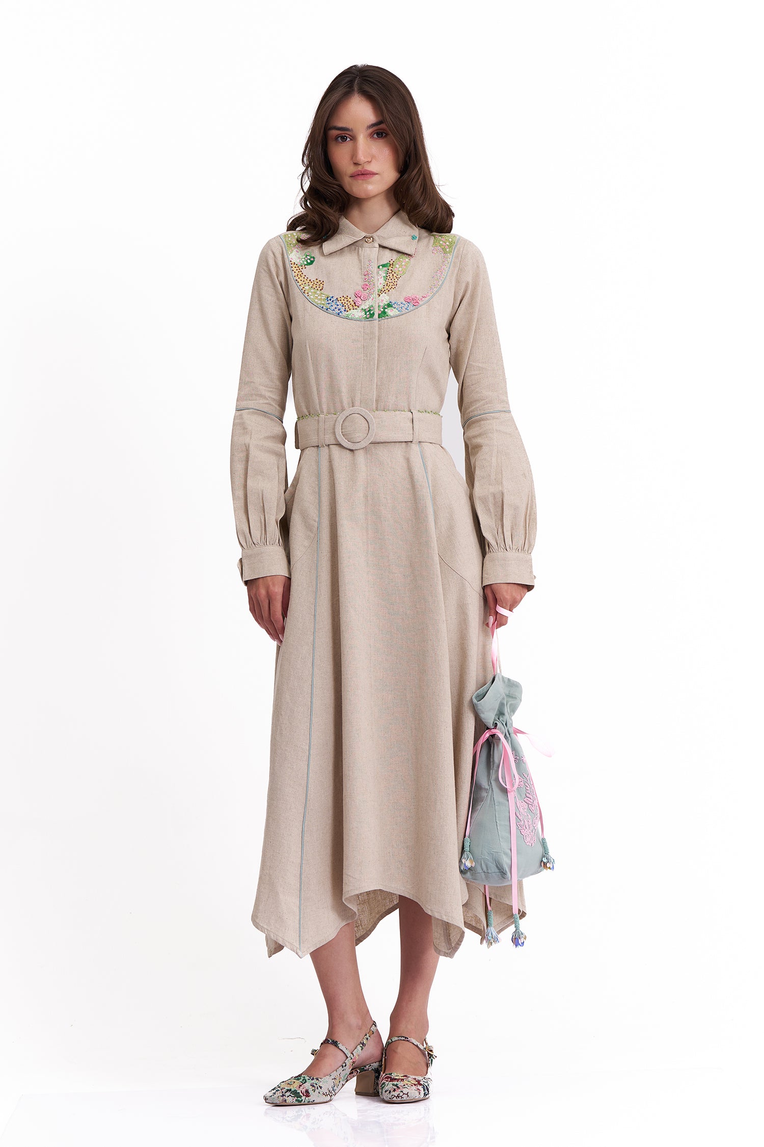VERANDAH DRESS NATURAL