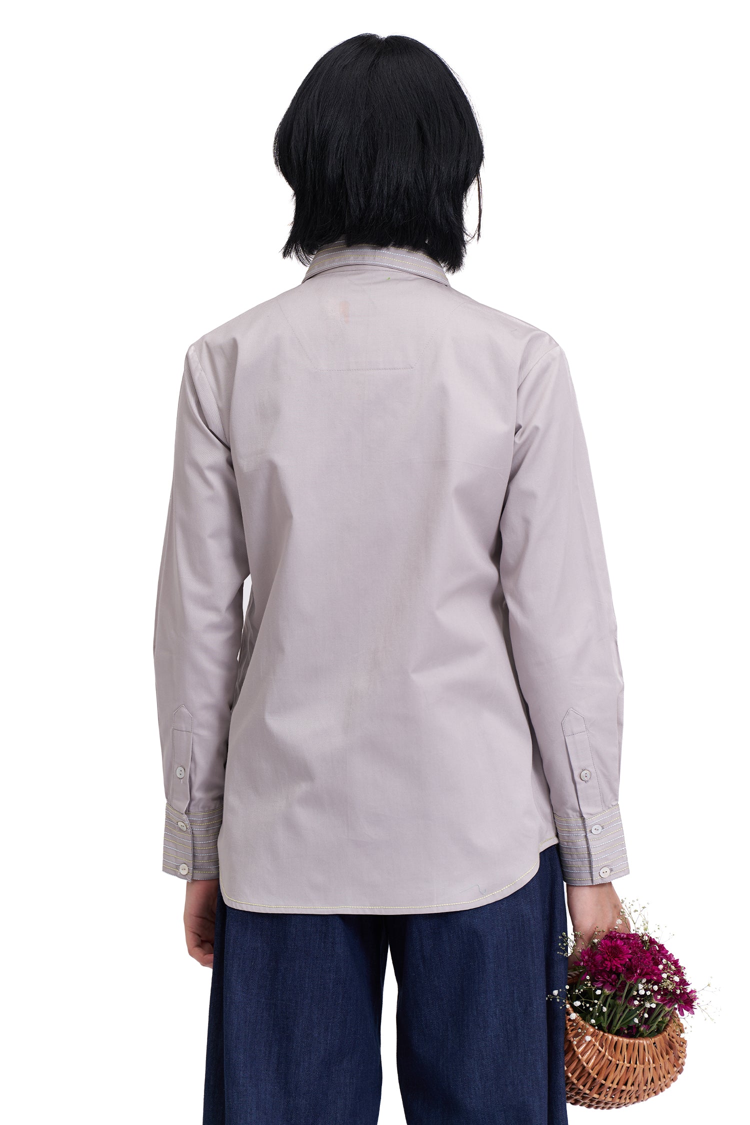 STONE SHIRT CLOUD GREY &
BASQUE PANTS
