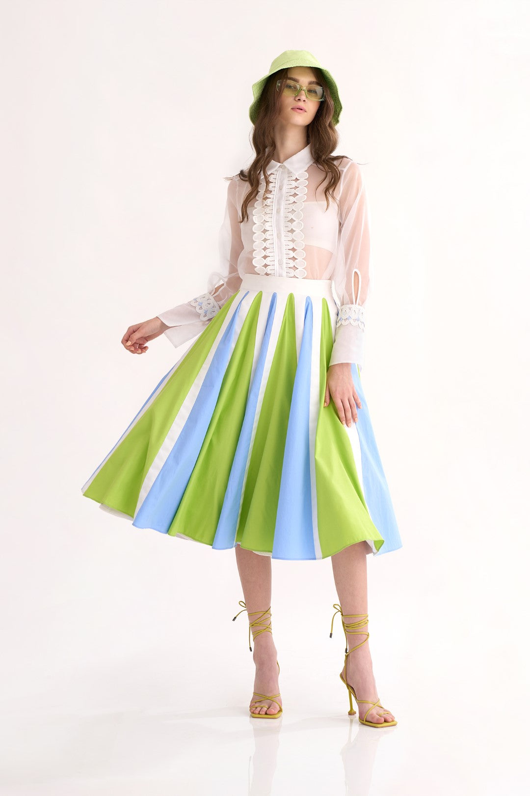 Petal Shirt & Brinley Skirt