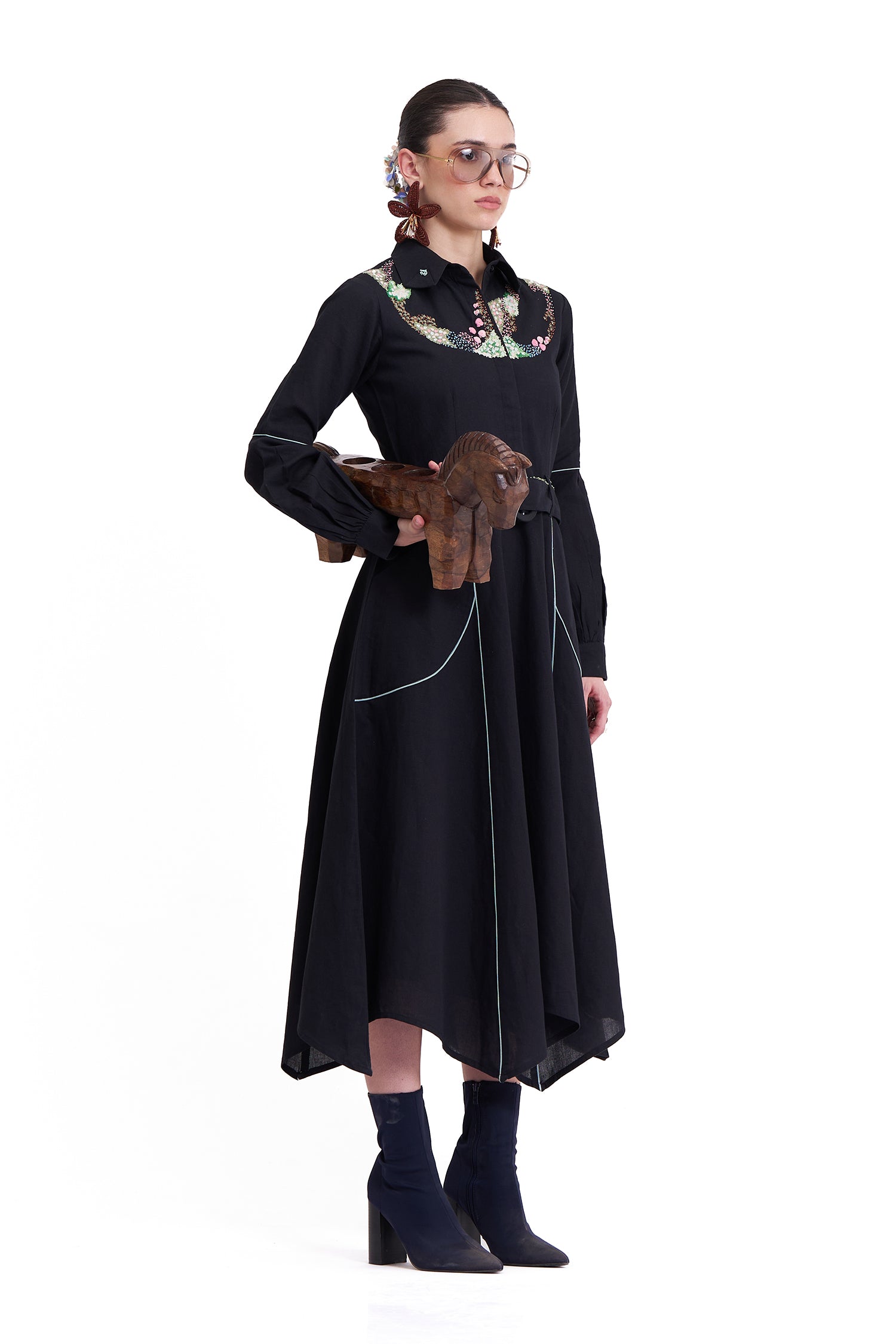 VERANDAH DRESS BLACK