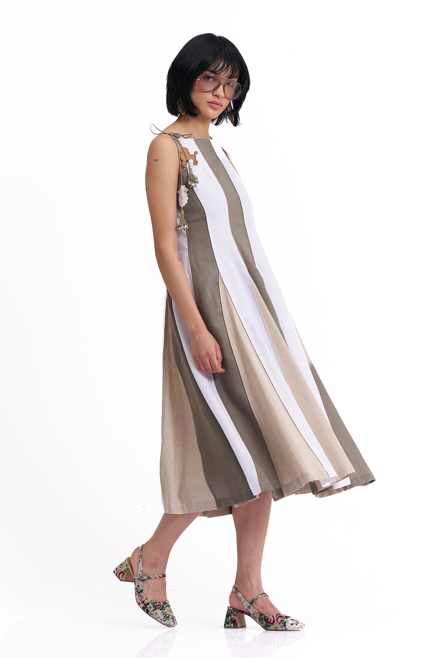 CLAY COLORBLOCK DRESS
