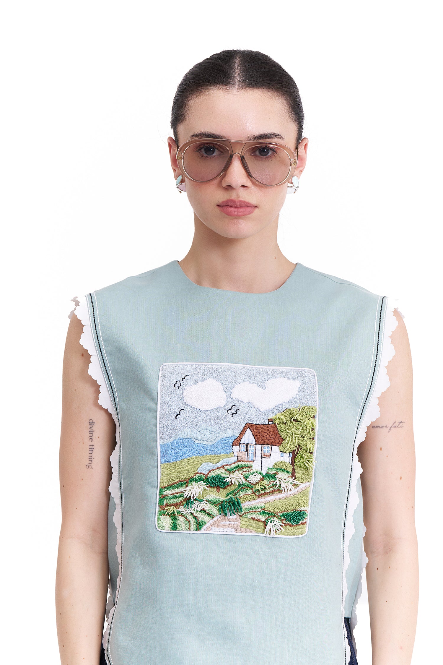 BARNHOUSE OVERLAY PLUME BLUE
