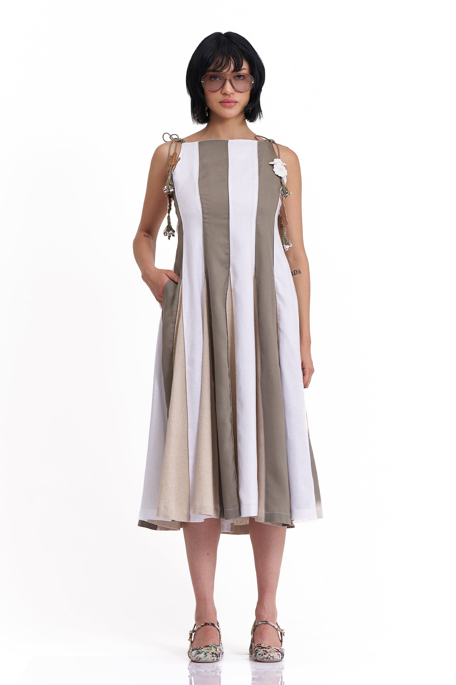 CLAY COLORBLOCK DRESS