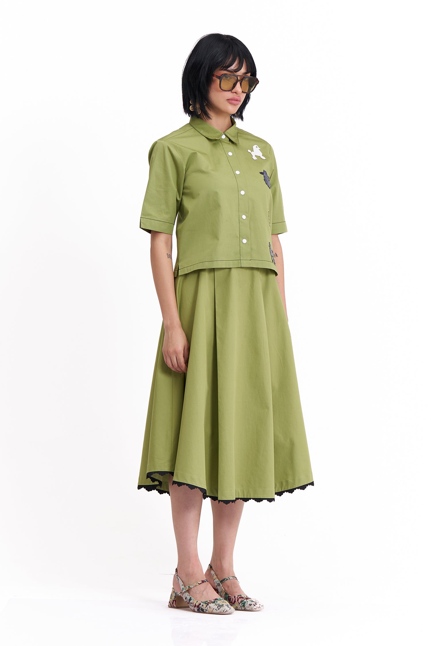 KEEPSAKE SHIRT WITH 
SKIRT