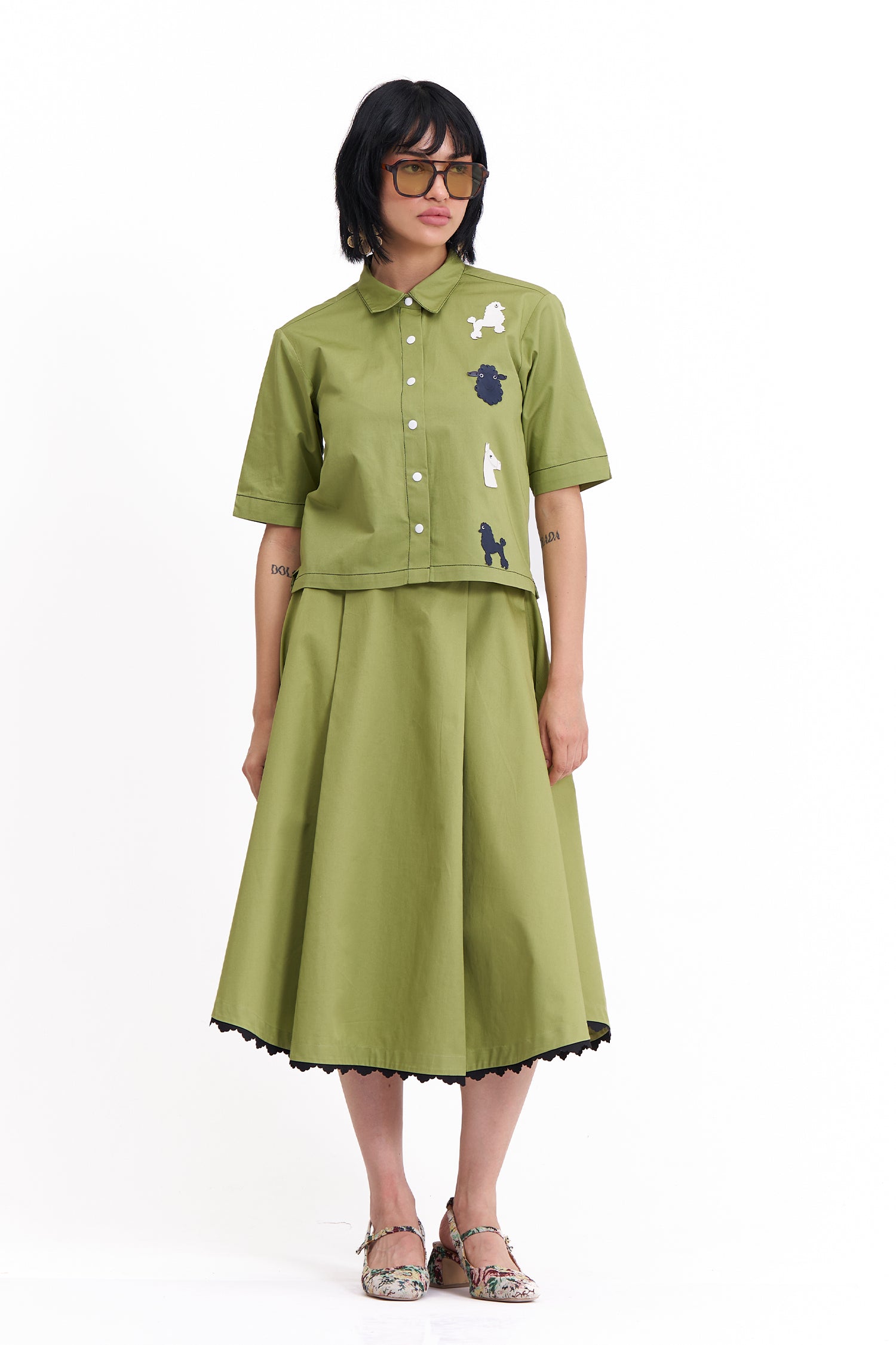 KEEPSAKE SHIRT WITH 
SKIRT