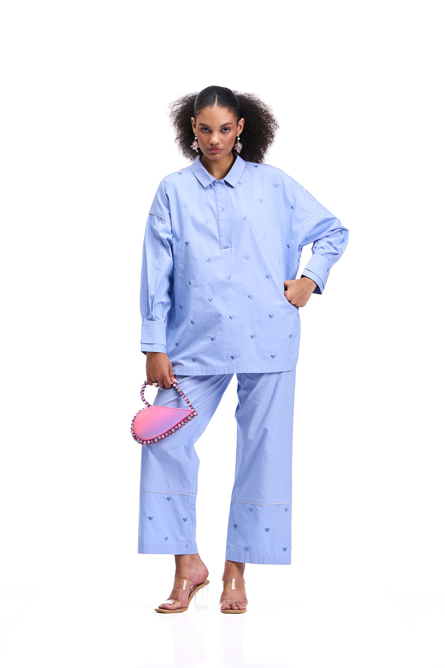 BELORA SHIRT PERIWINKLE