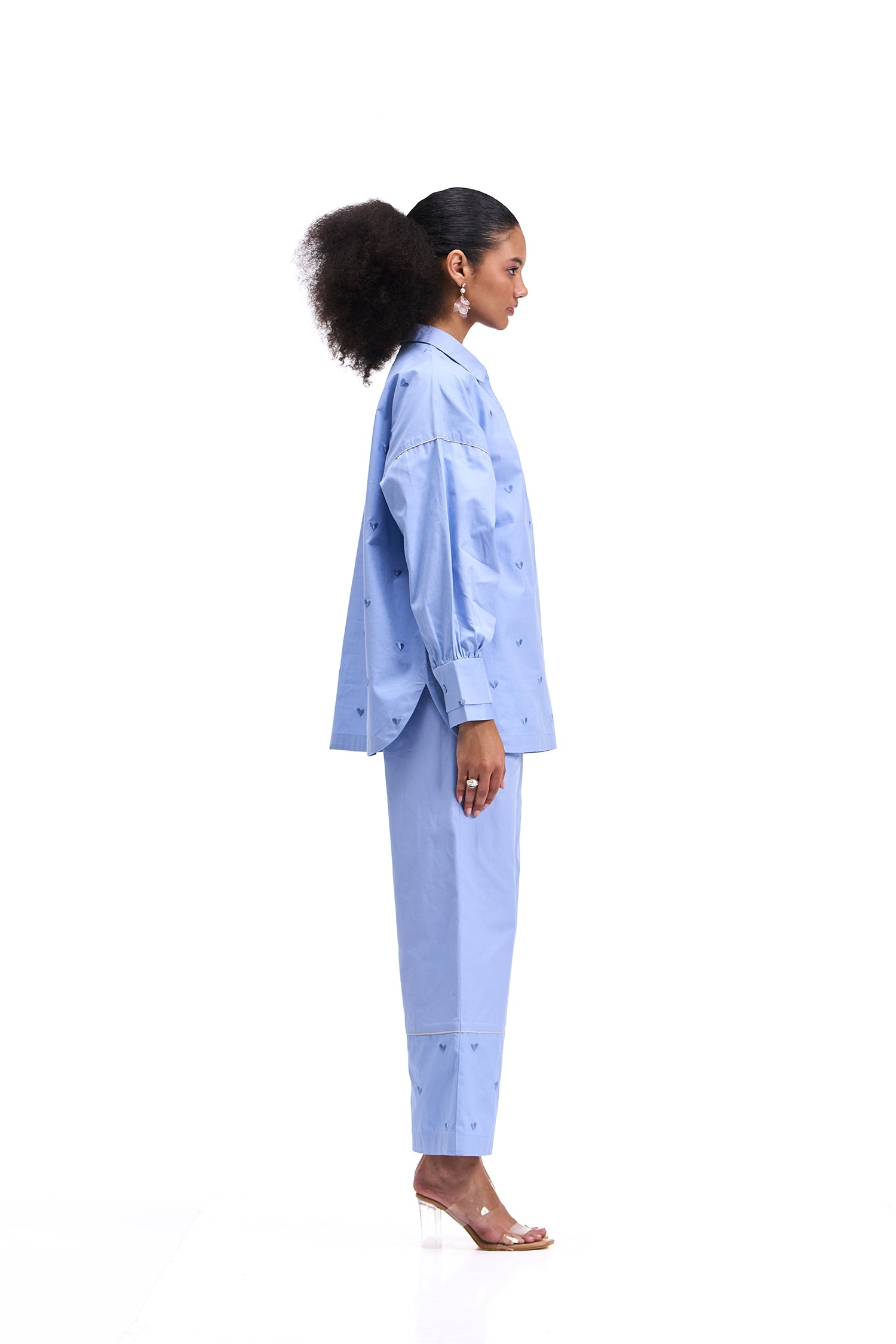 BELORA SHIRT PERIWINKLE