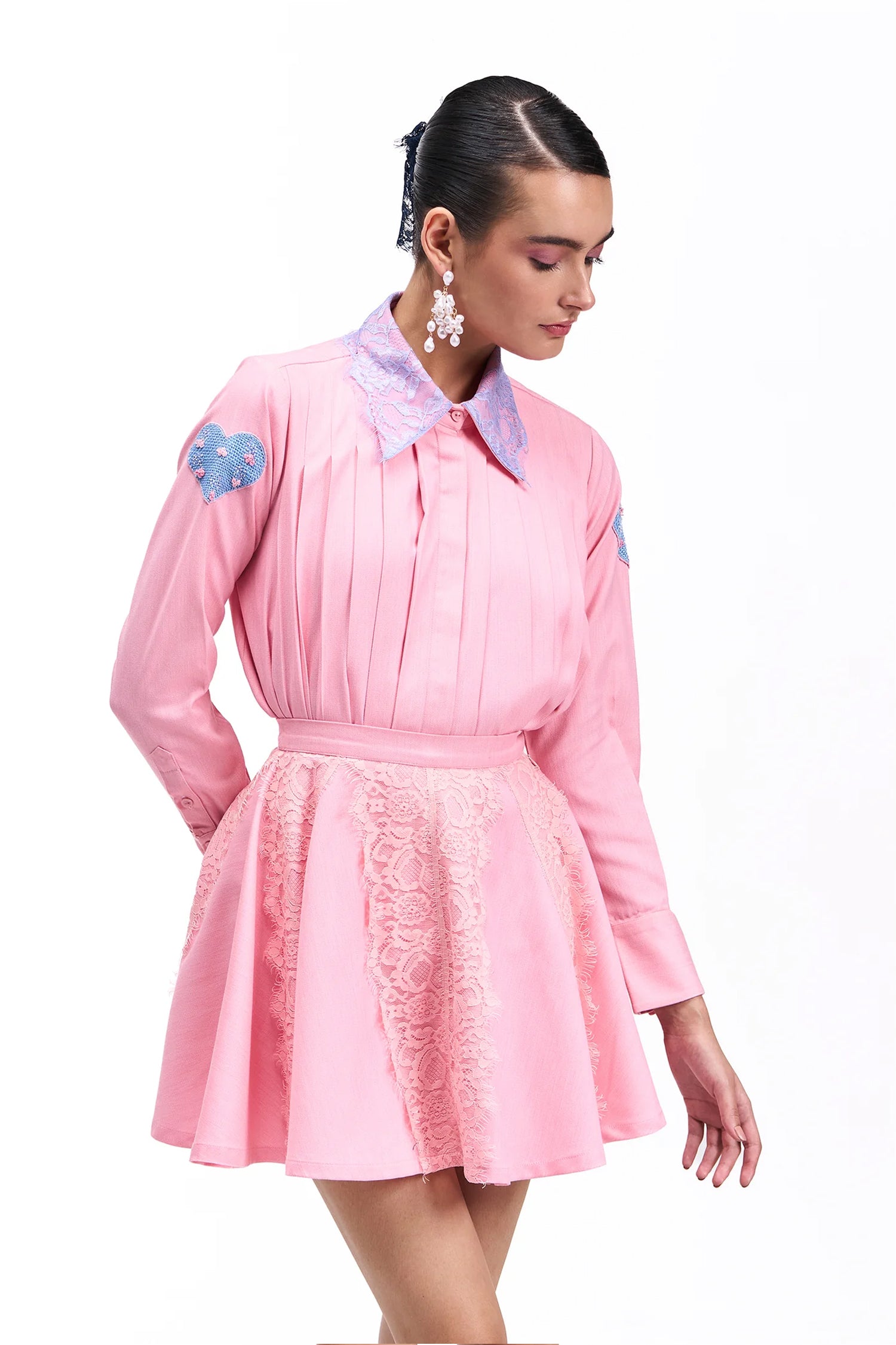 SELF LOVE SHIRT & SKIRT SET