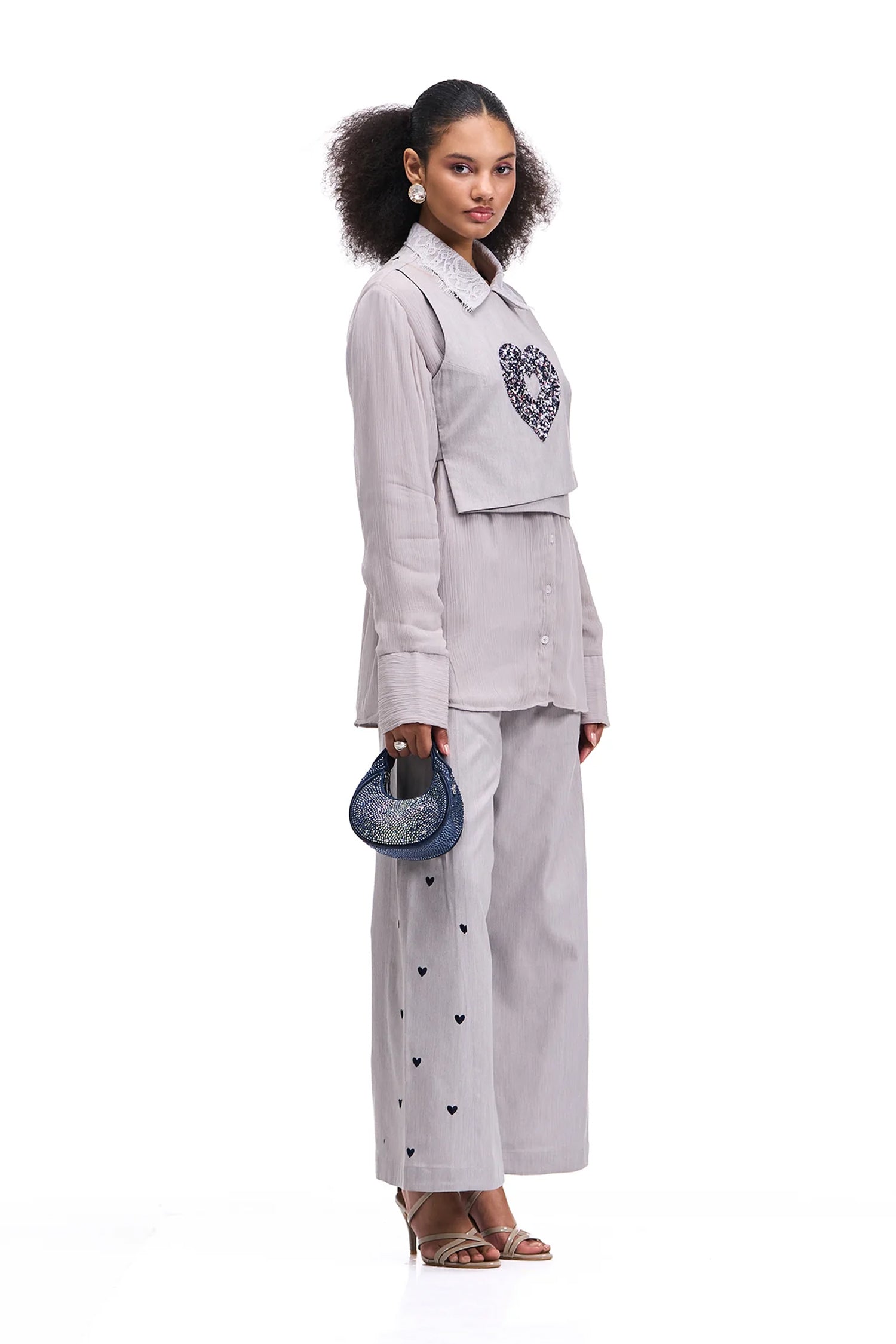 CICI CO-ORD WITH OVERLAY SET