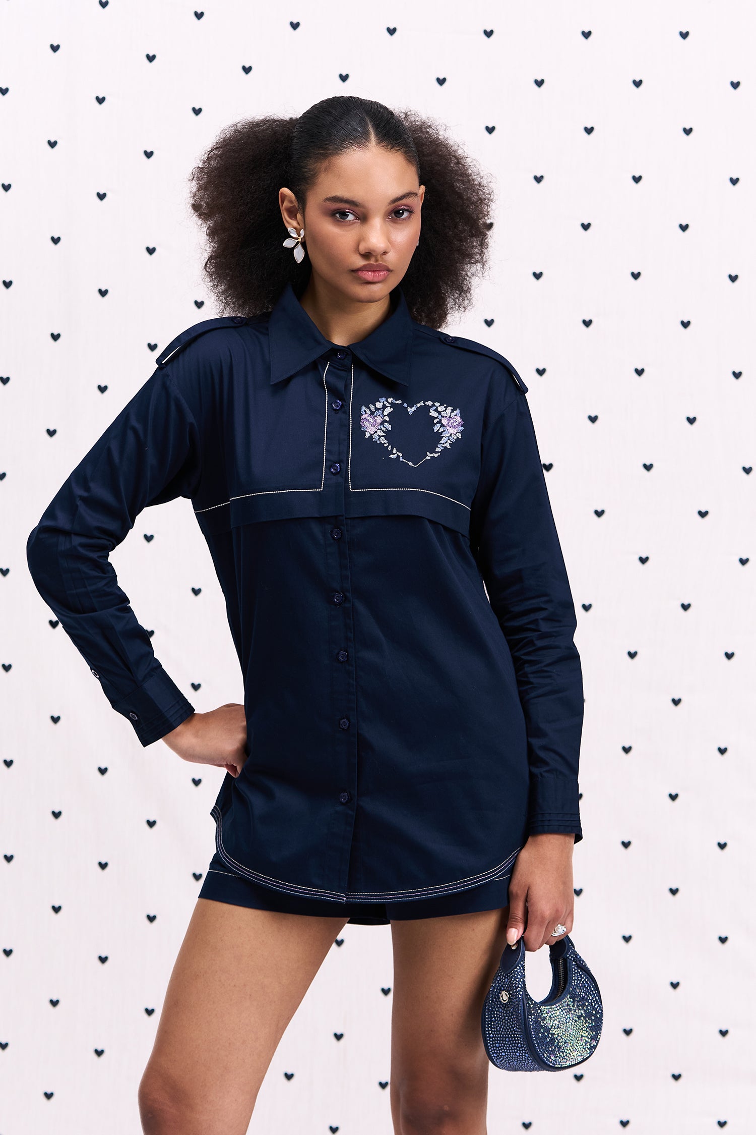 ALL MINE SHIRT NAVY