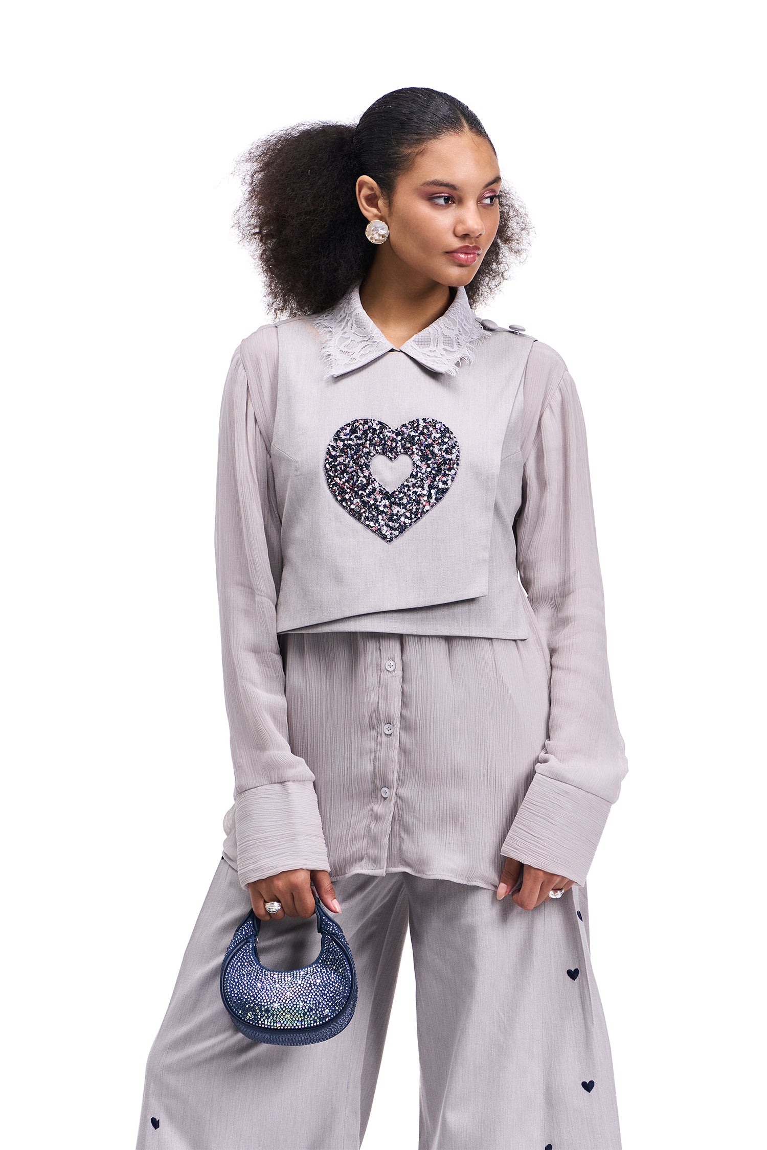 CICI CO-ORD WITH OVERLAY SET