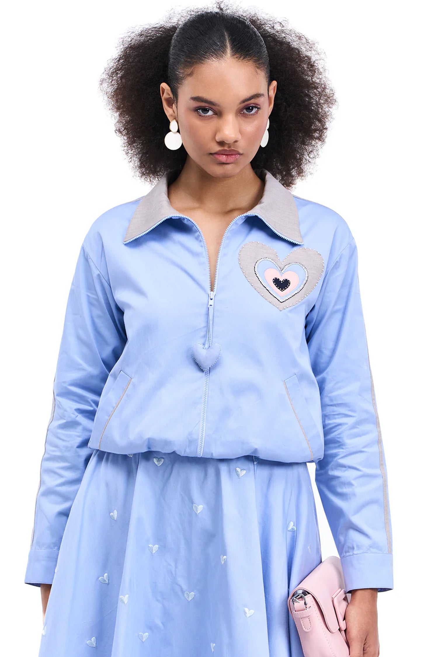 AMIE CO-ORD SET PERIWINKLE