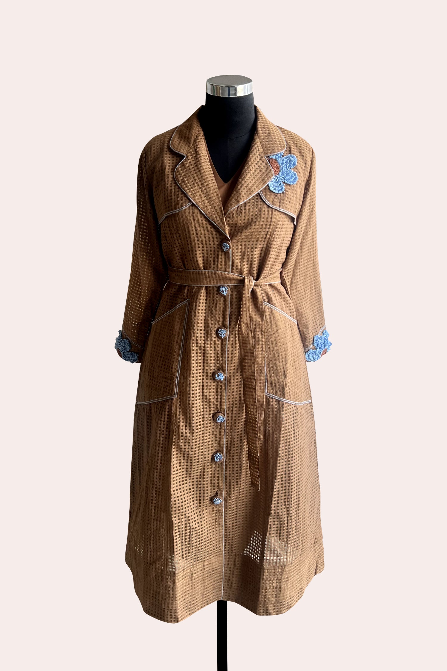 CABO DRESS WITH TRENCH TAN