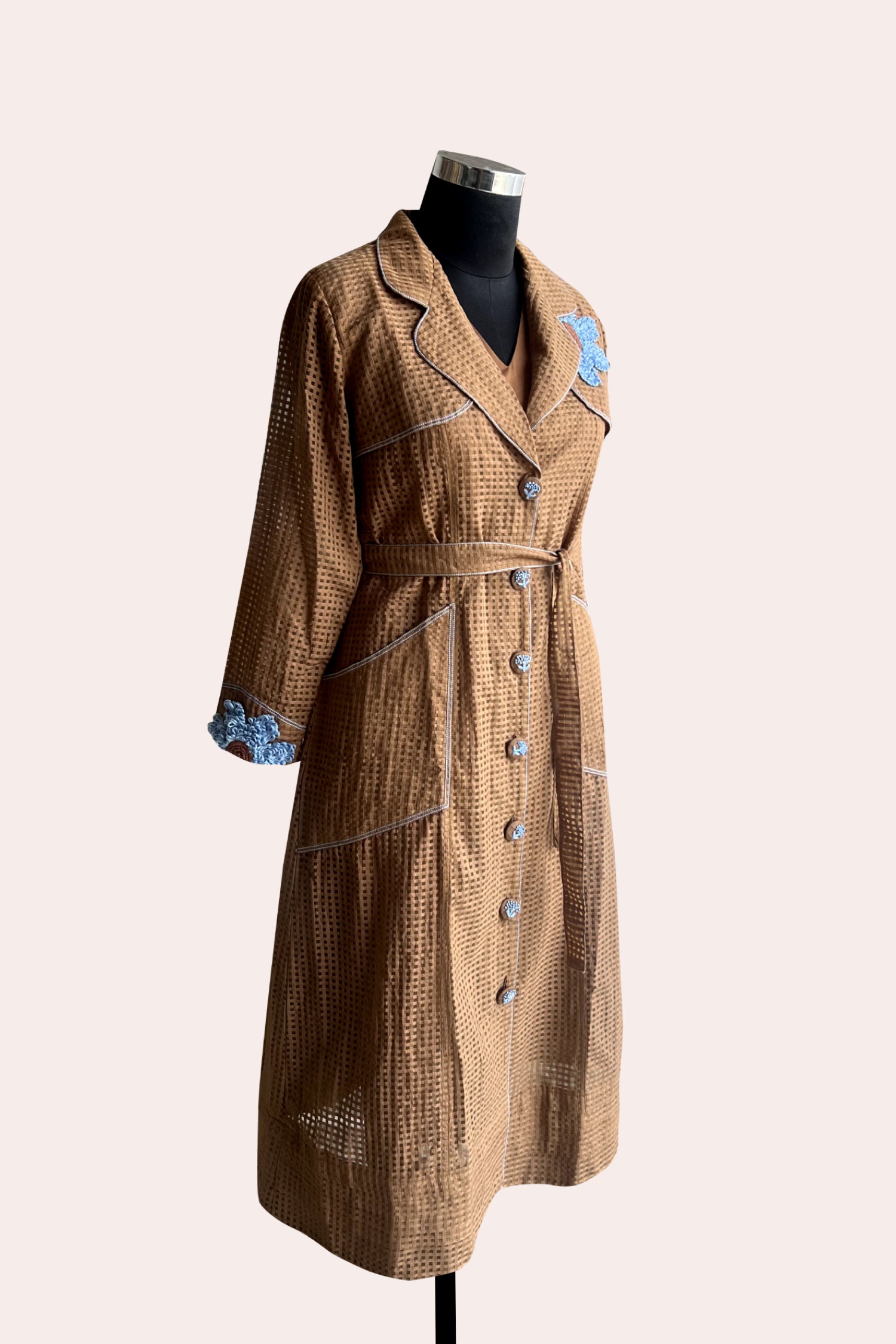 CABO DRESS WITH TRENCH TAN