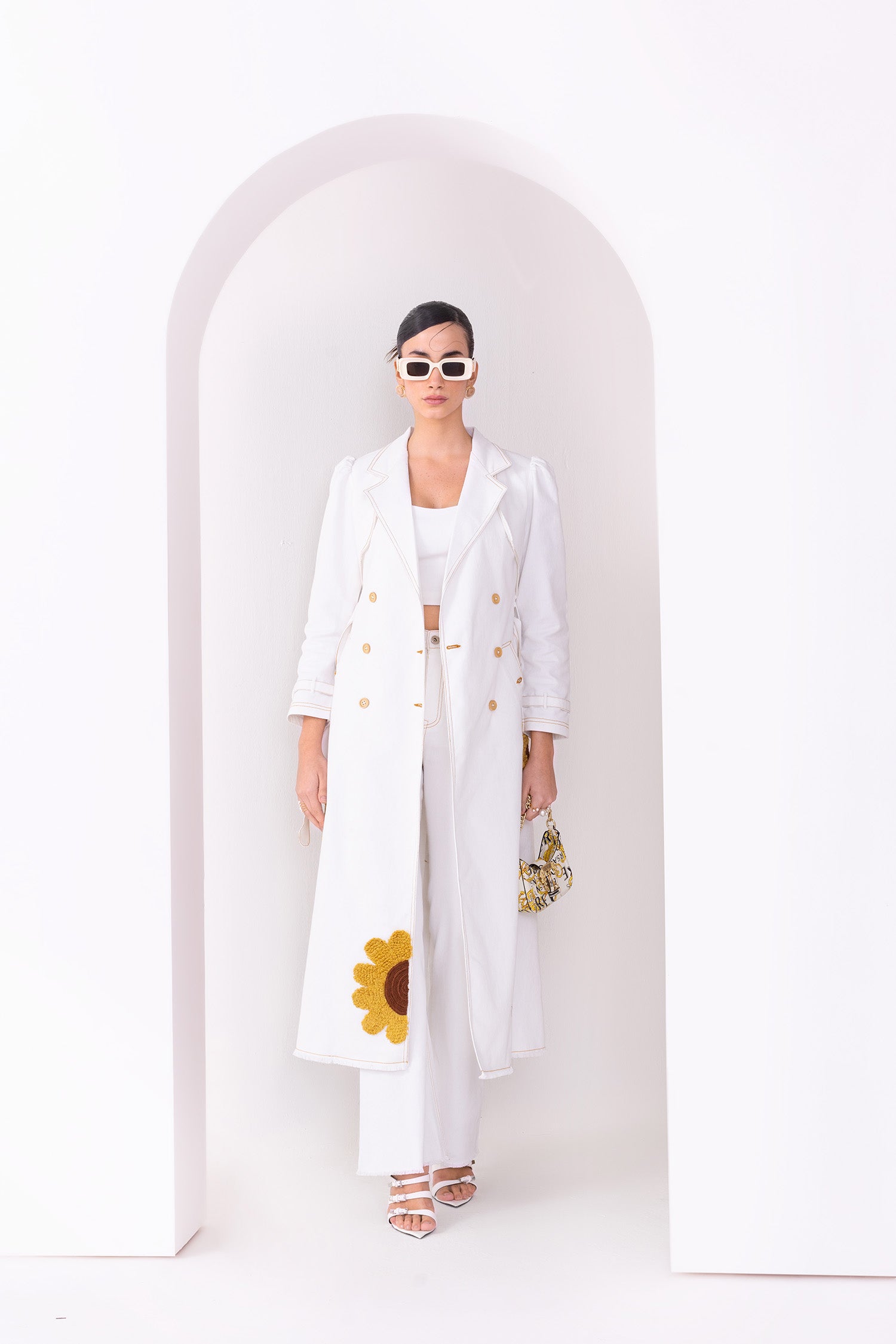 ZOA TRENCH DRESS WITH PANTS