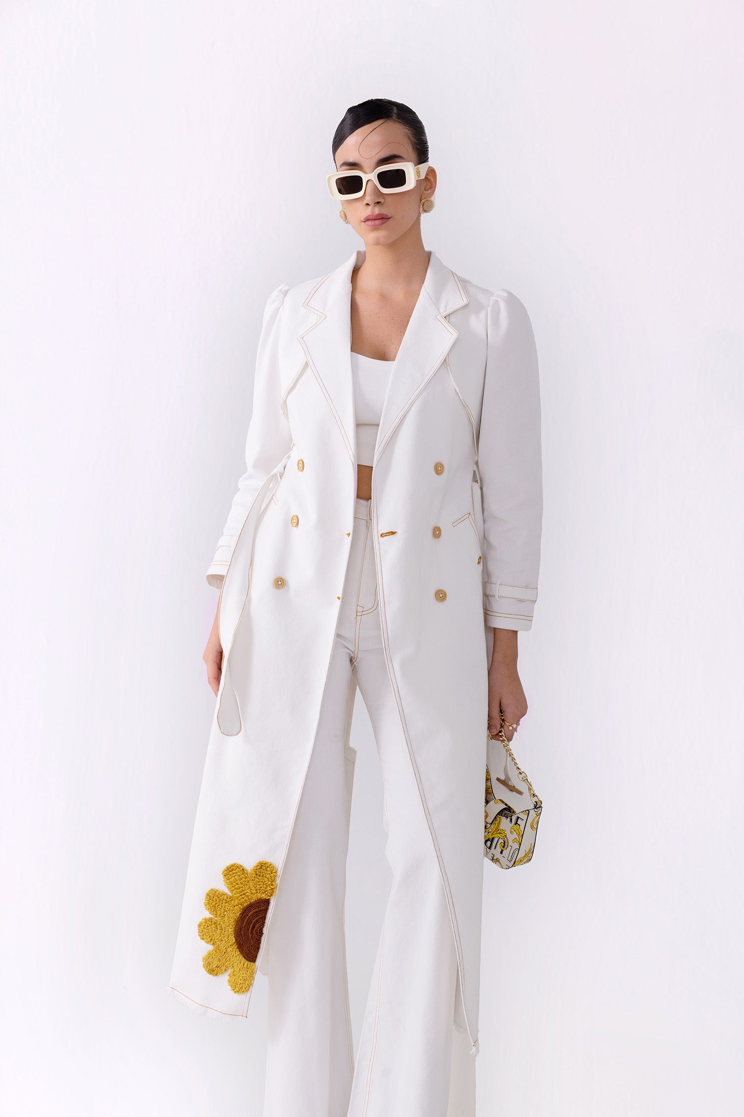 ZOA TRENCH DRESS WITH PANTS