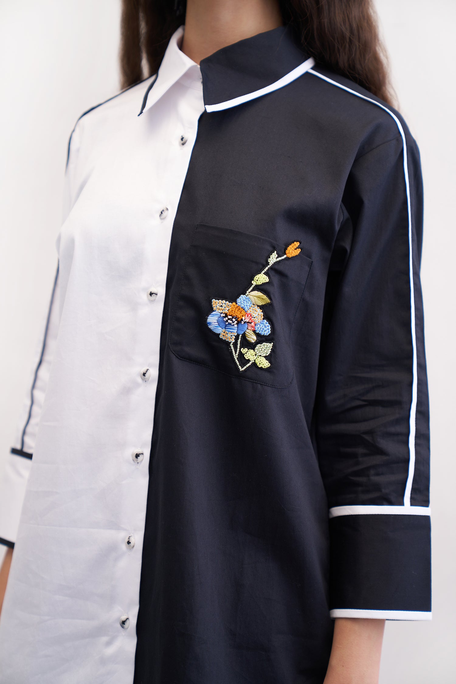 OLEANDER SHIRT BLACK & WHITE