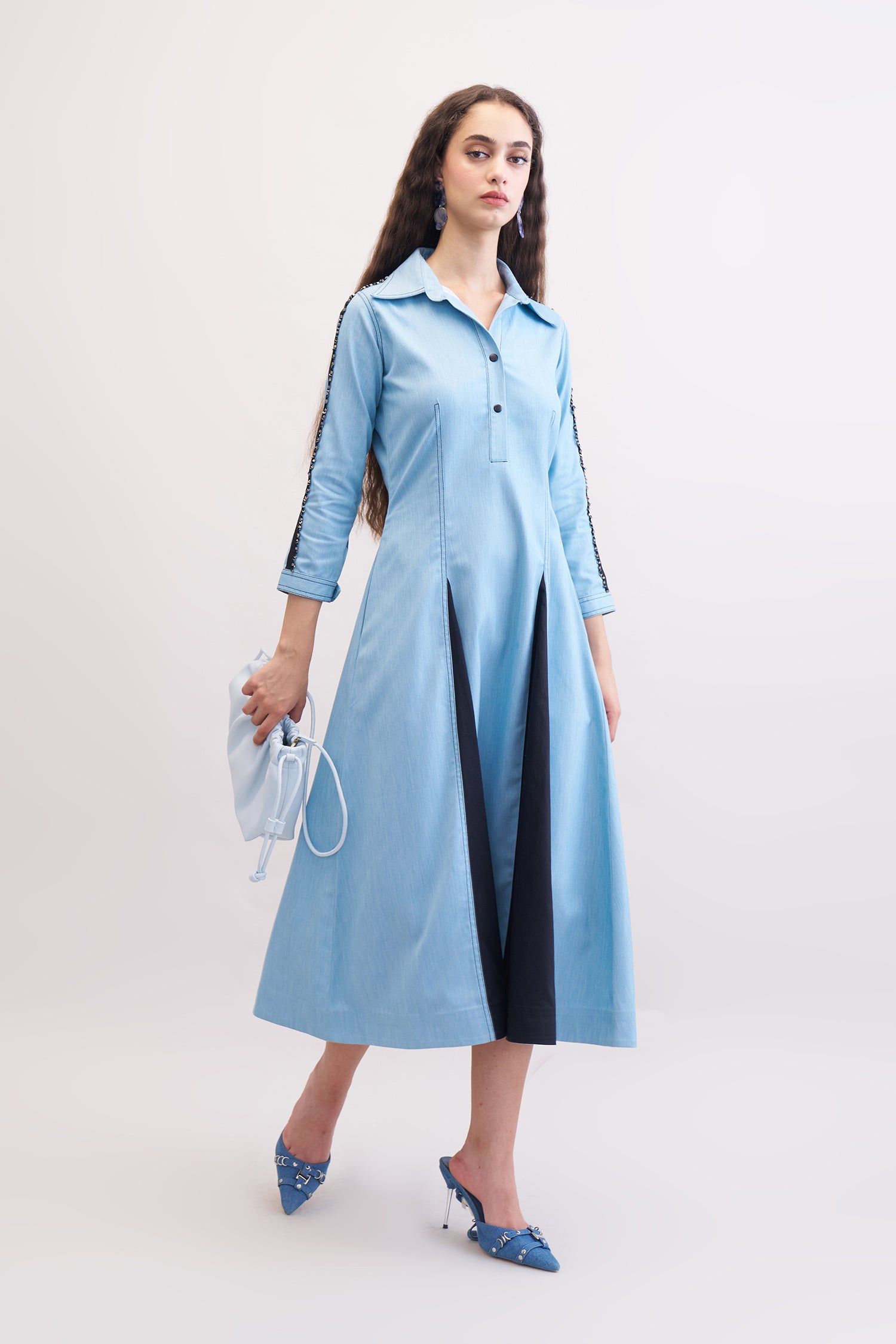 RENE DRESS AQUA