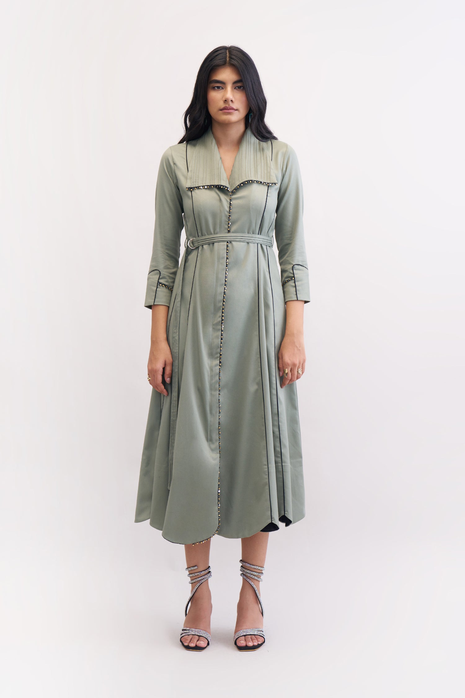 GLIMMER TRENCH OLIVE