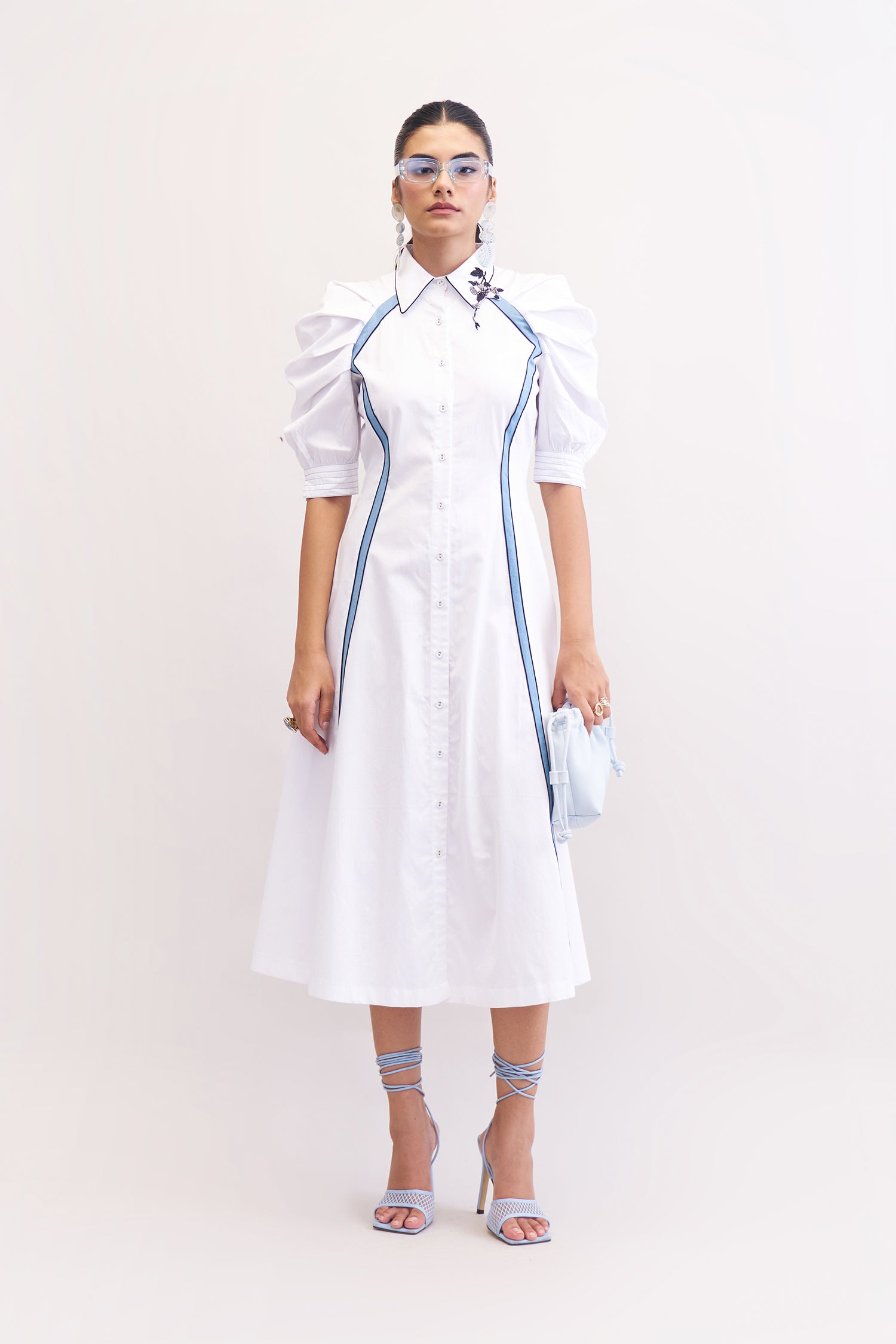 BLOOMY DRESS WHITE