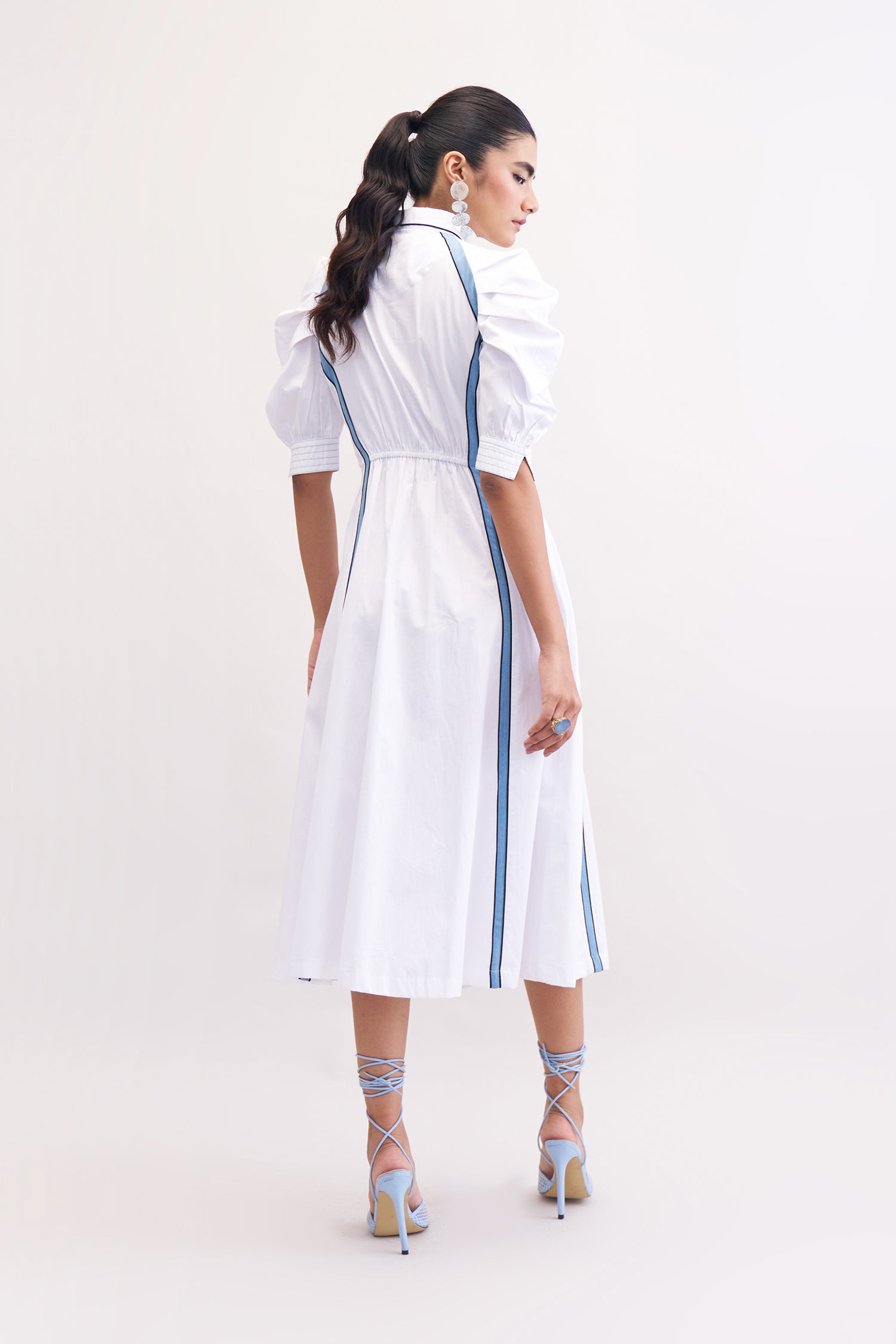 BLOOMY DRESS WHITE