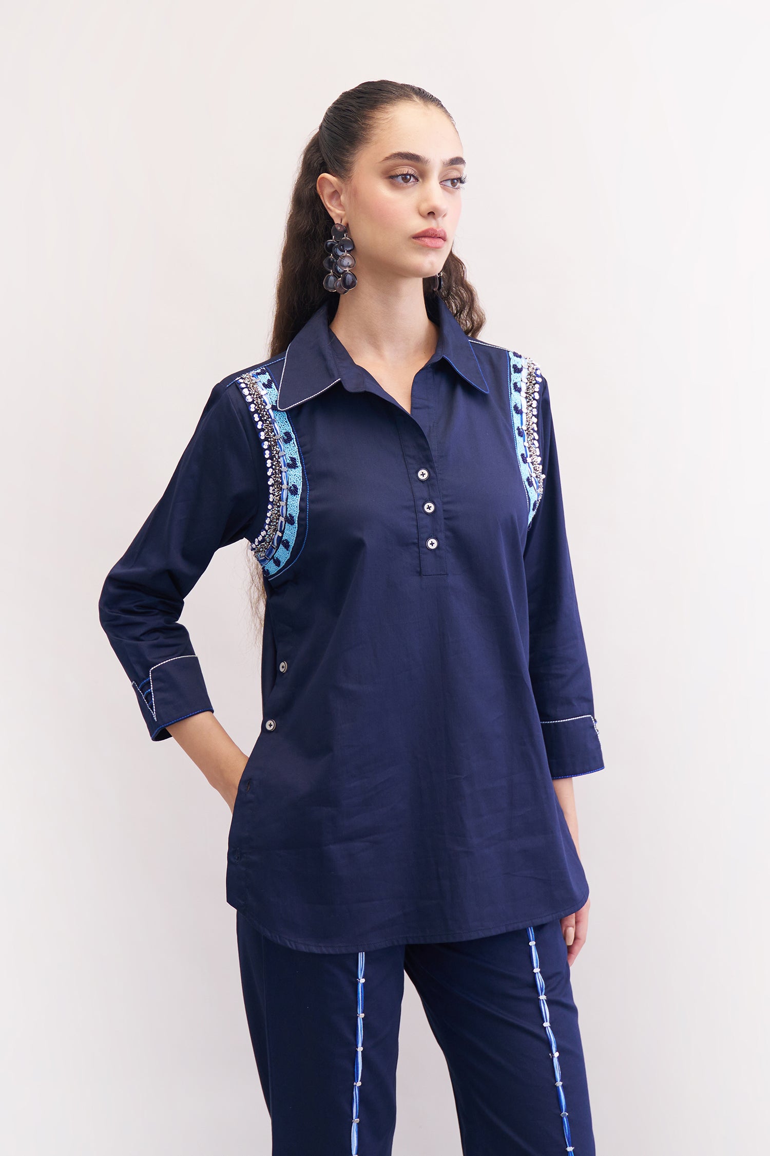 JOLIE SHIRT NAVY