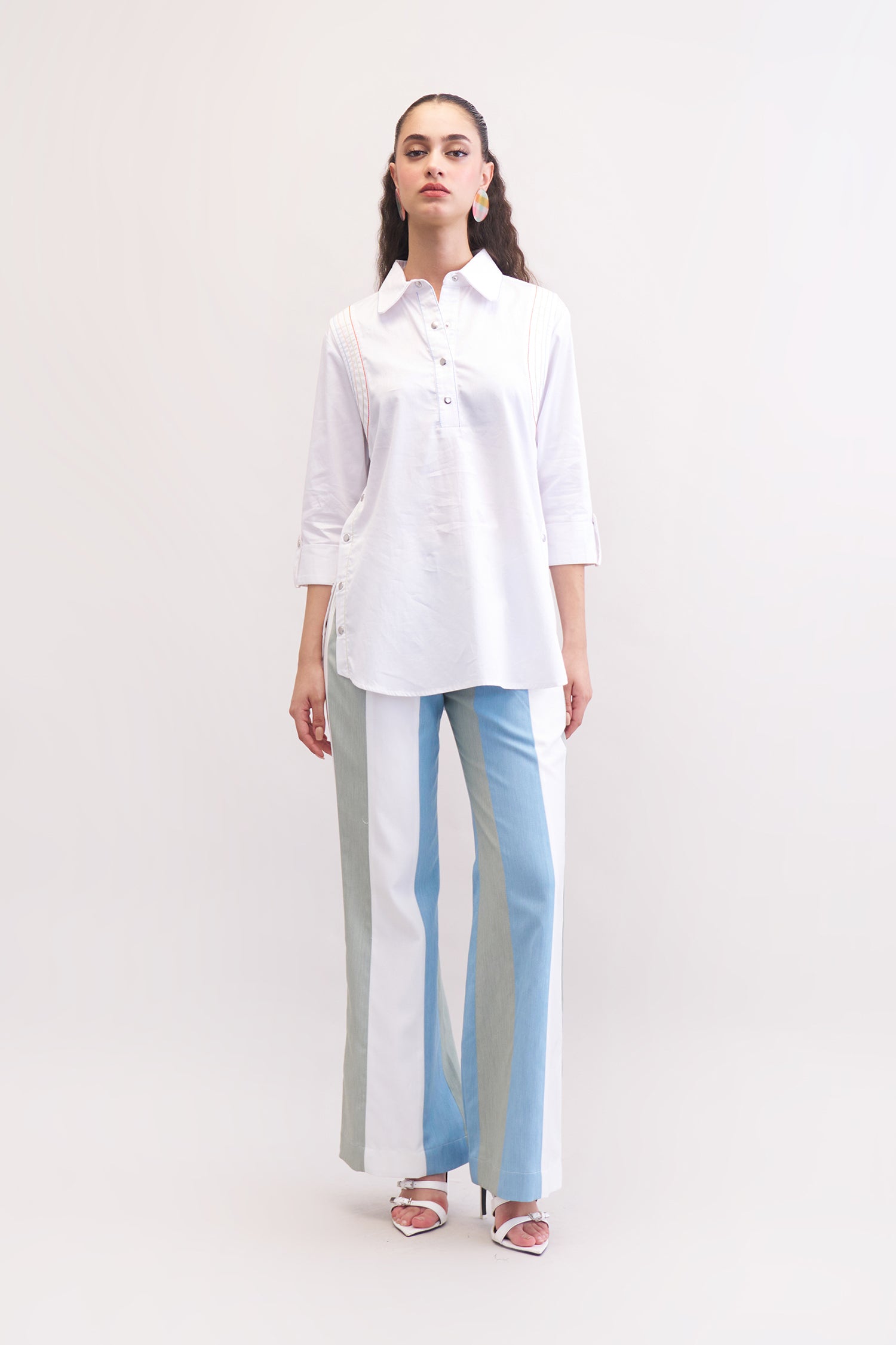 STAN SHIRT & COLORBLOCK PANTS