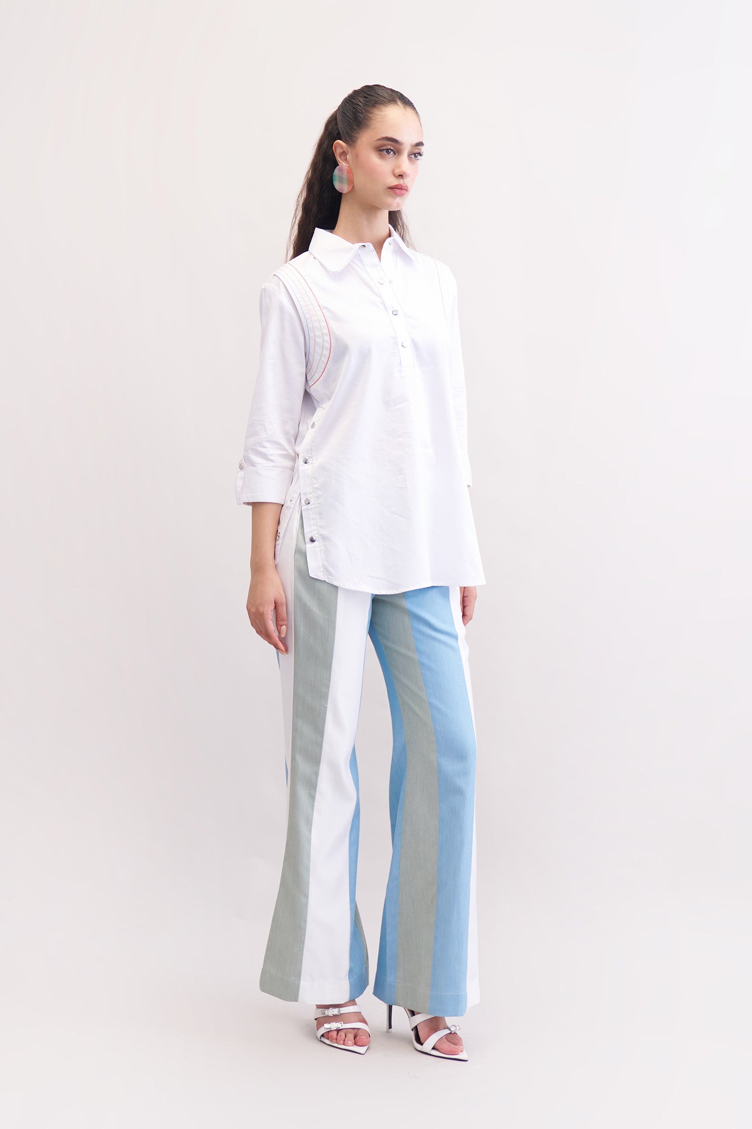 STAN SHIRT & COLORBLOCK PANTS