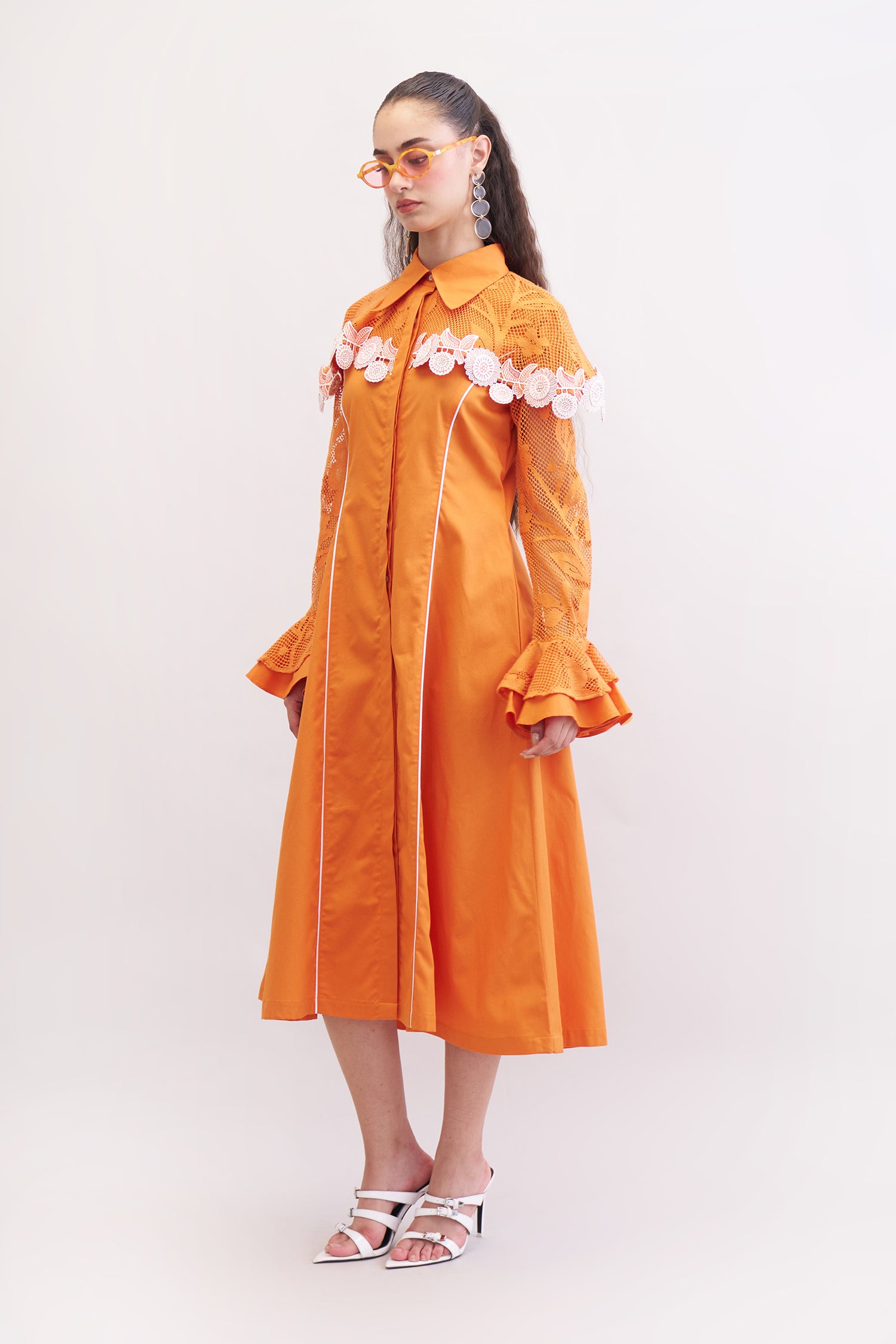 MIRAME DRESS SUNSET ORANGE