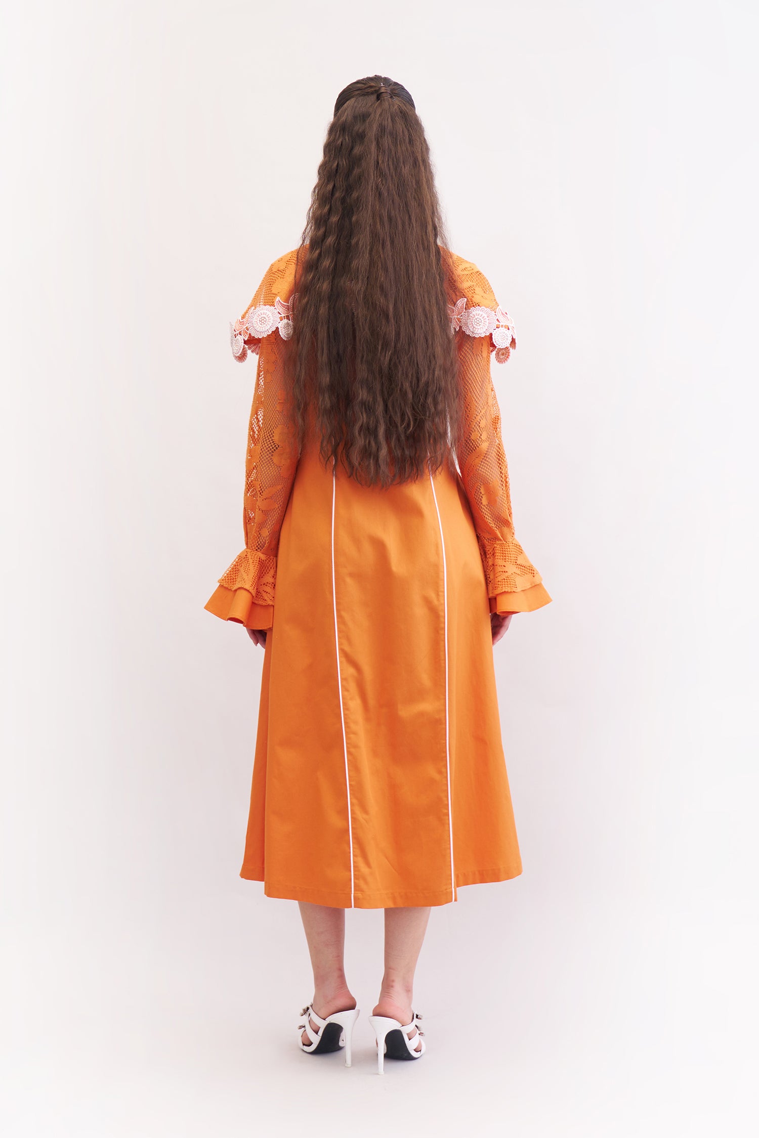MIRAME DRESS SUNSET ORANGE