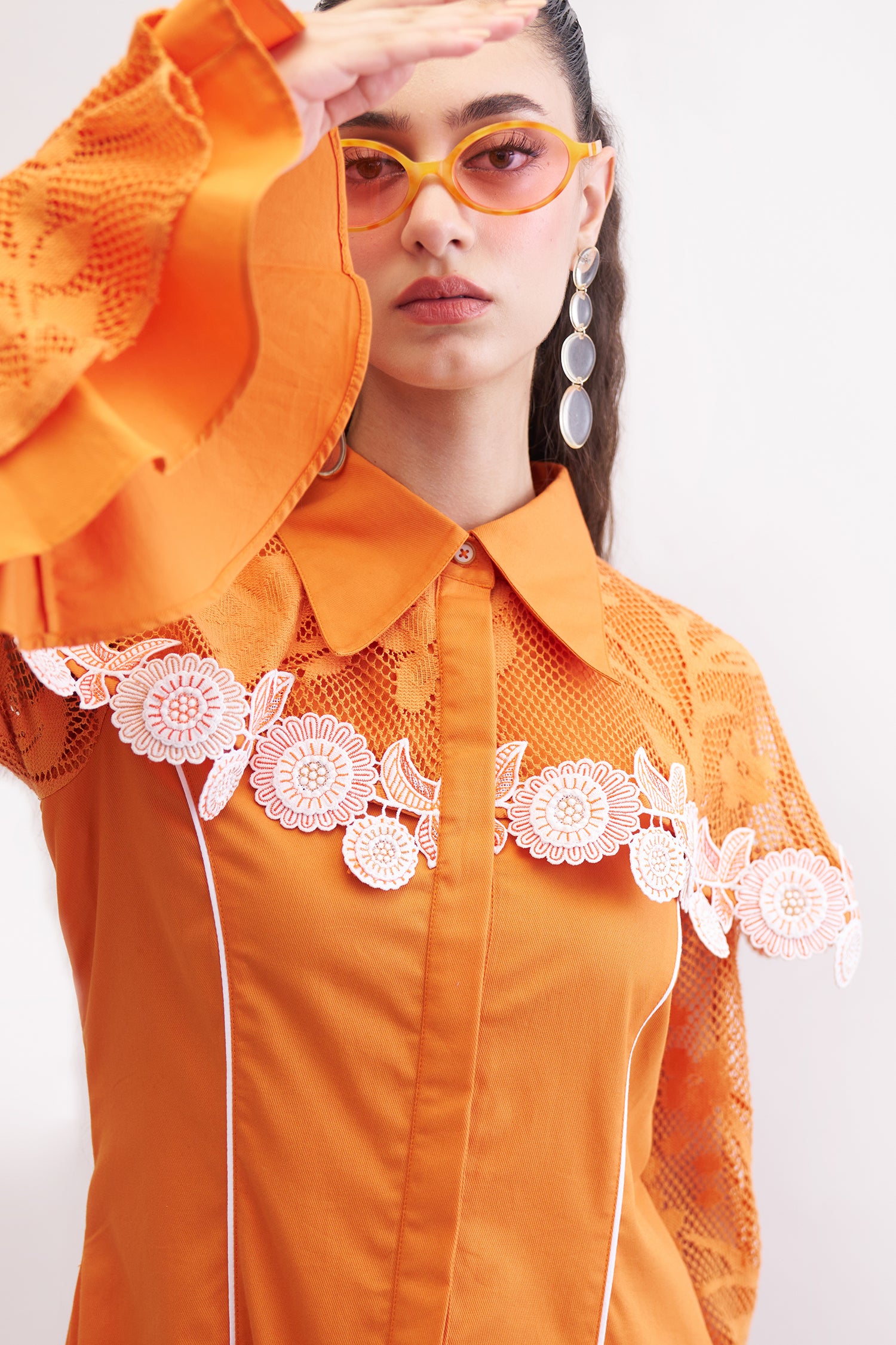 MIRAME DRESS SUNSET ORANGE