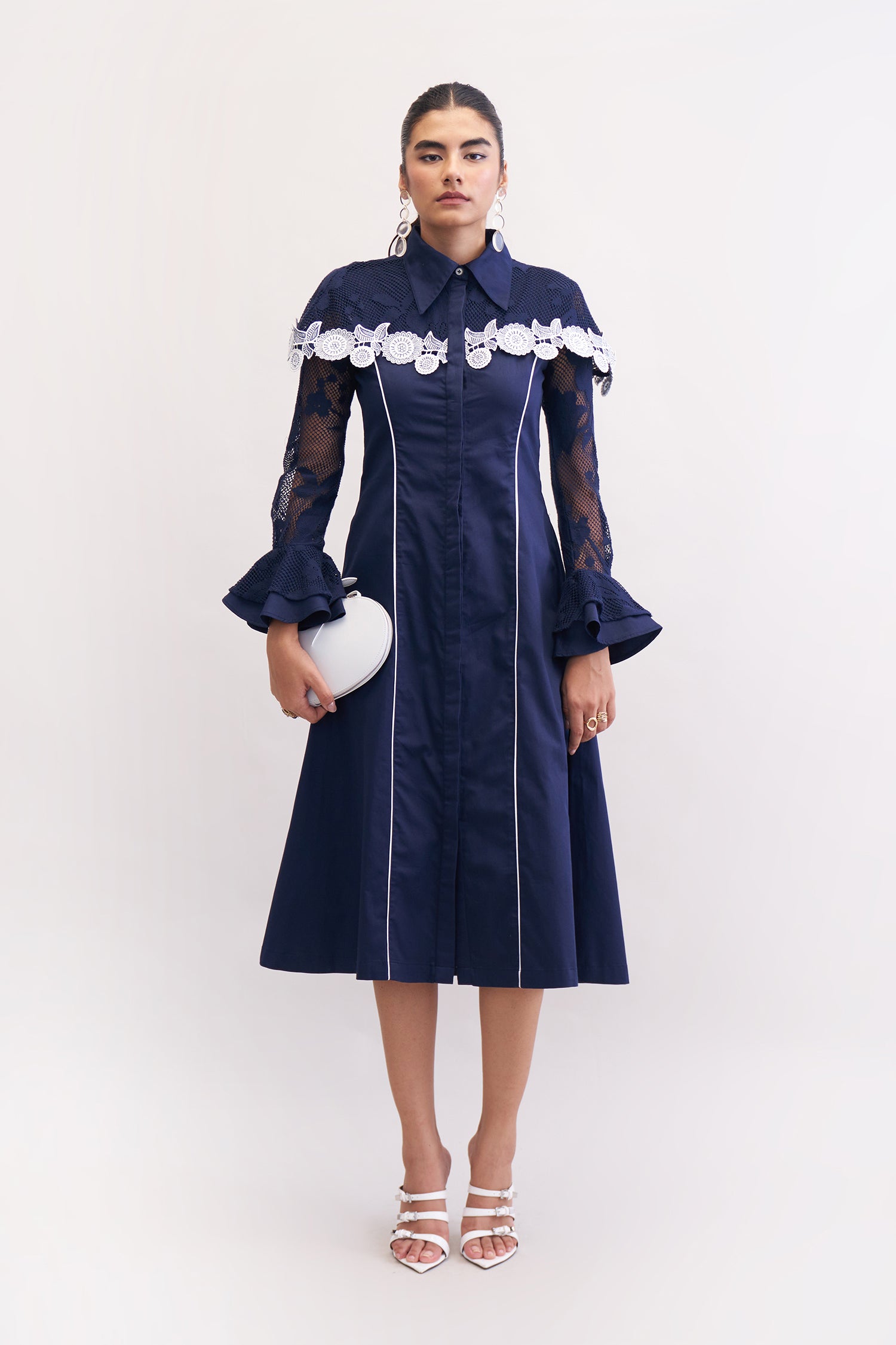 MIRAME DRESS NAVY