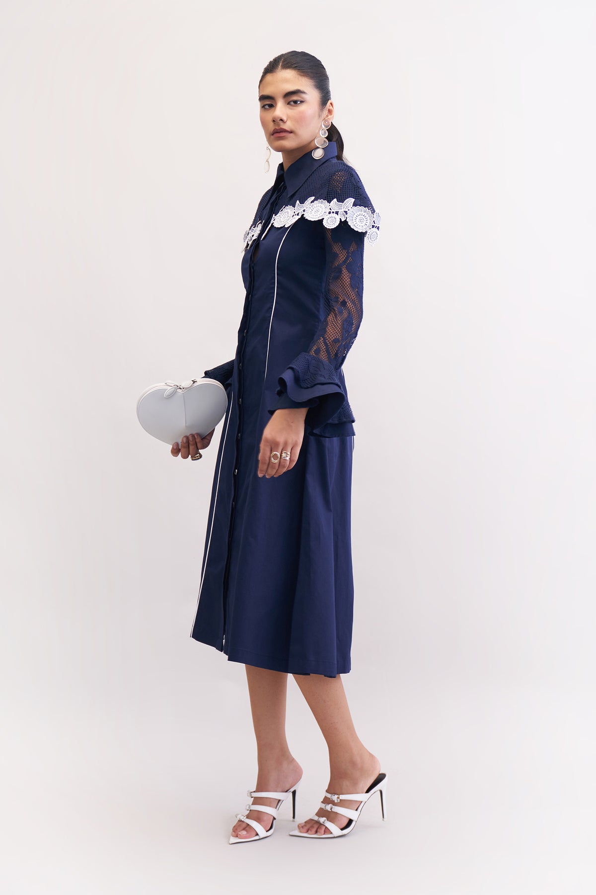 MIRAME DRESS NAVY