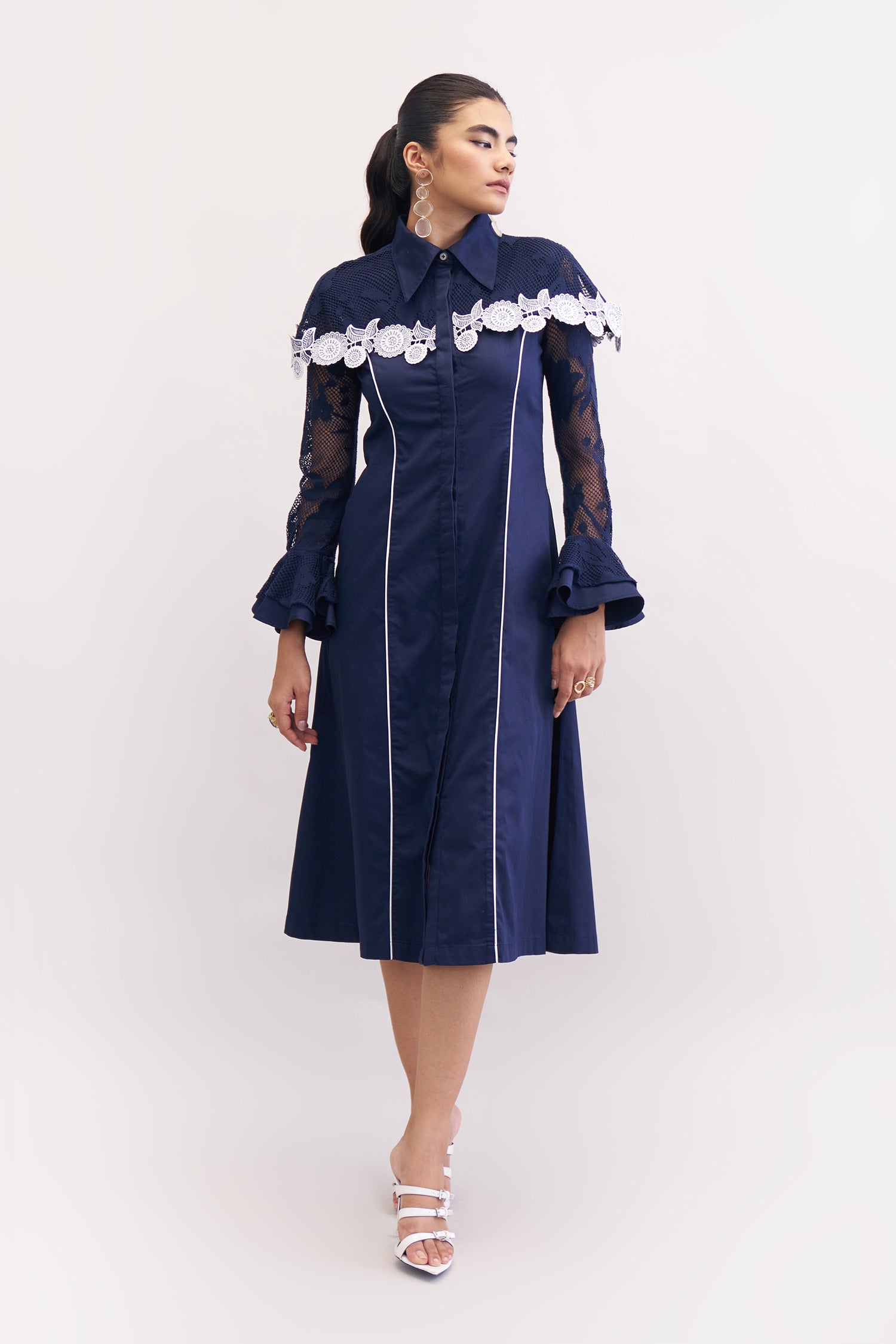 MIRAME DRESS NAVY