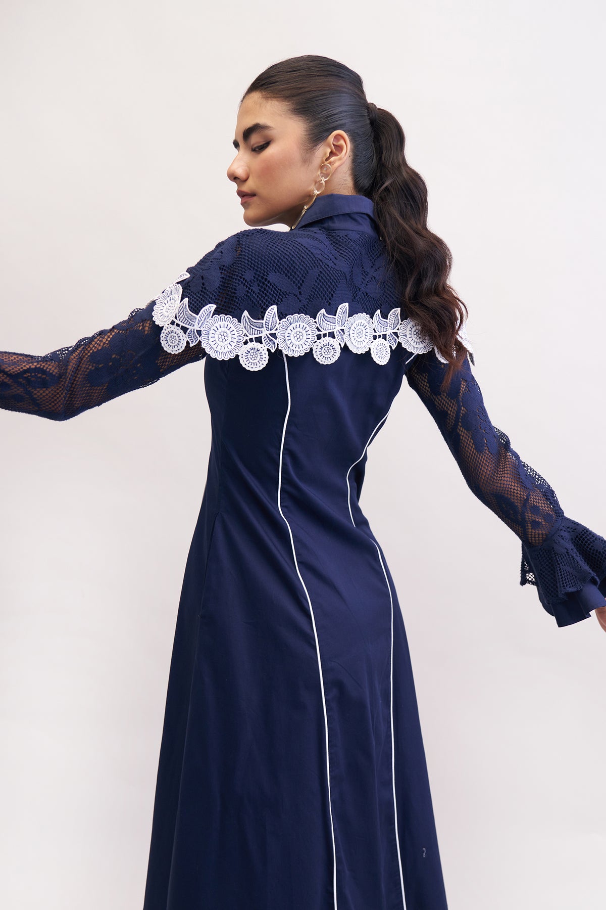 MIRAME DRESS NAVY
