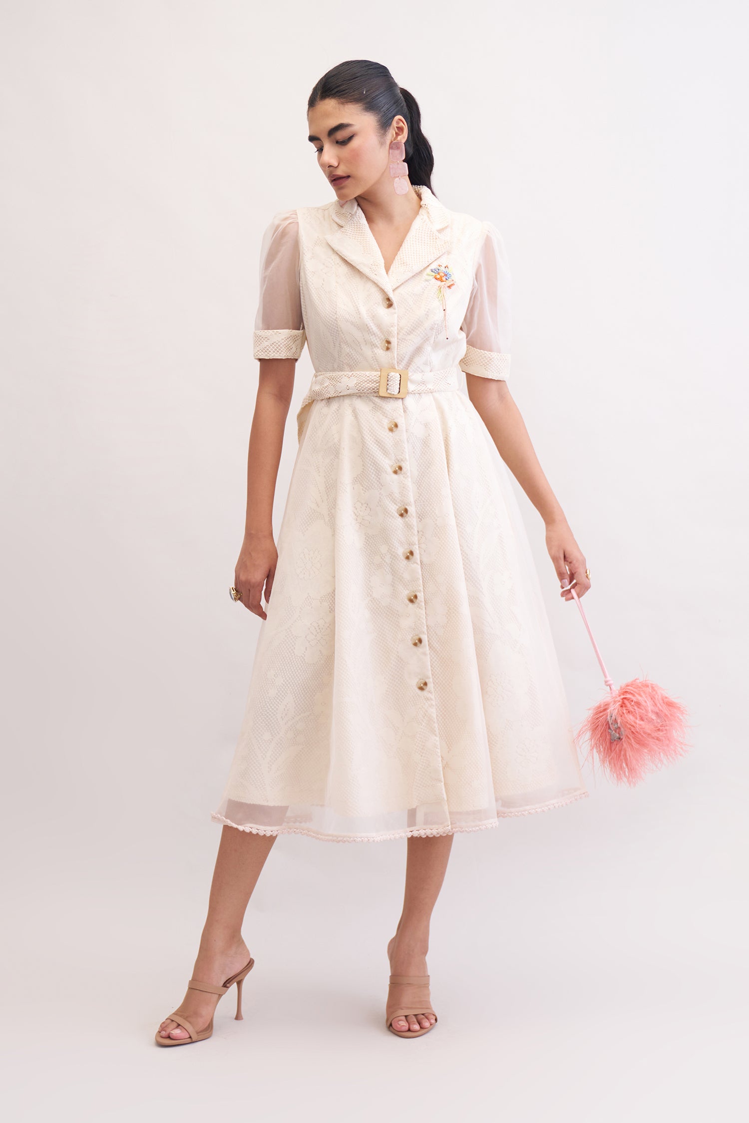 DOVE DRESS OFF WHITE