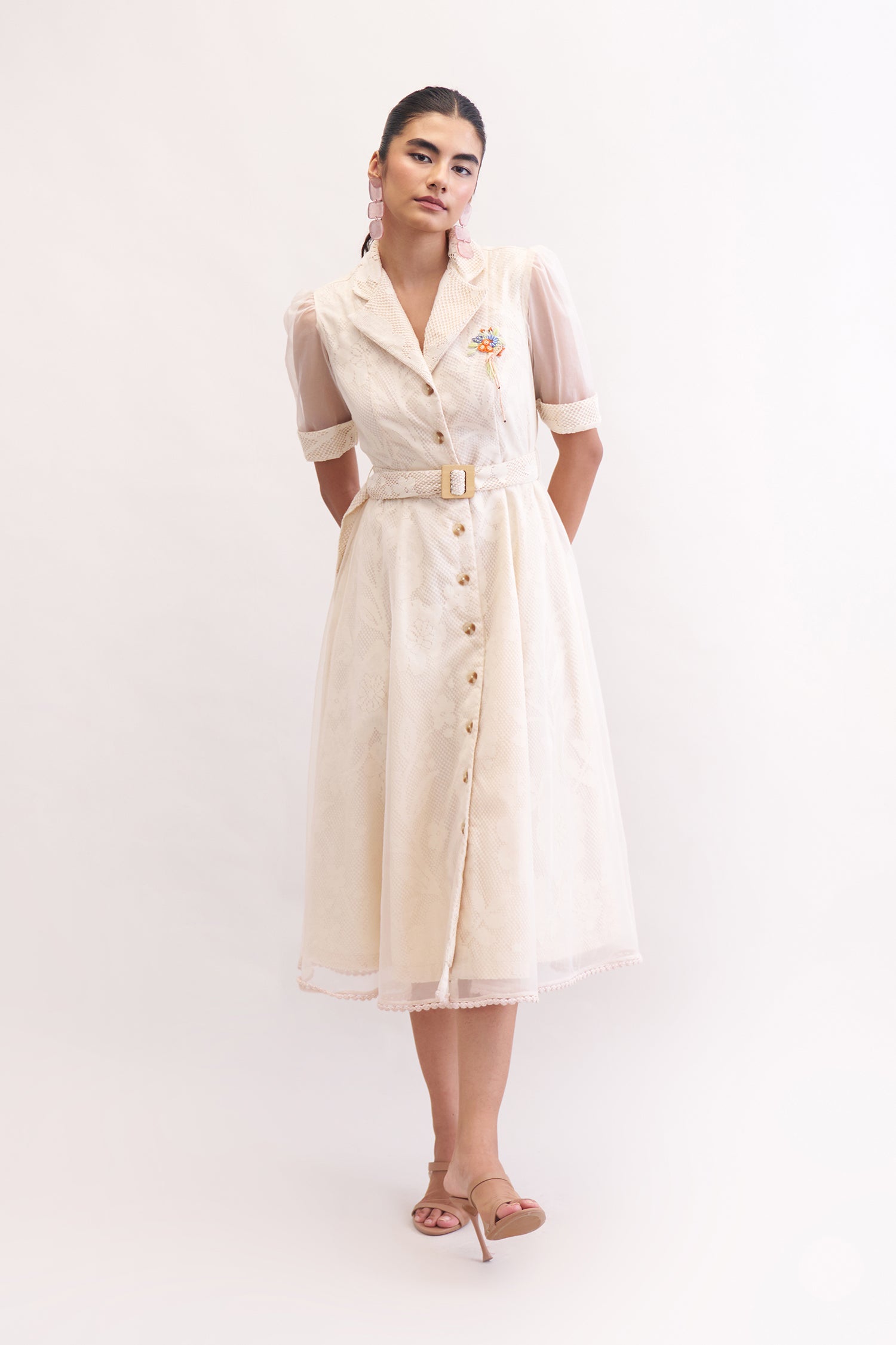 DOVE DRESS OFF WHITE